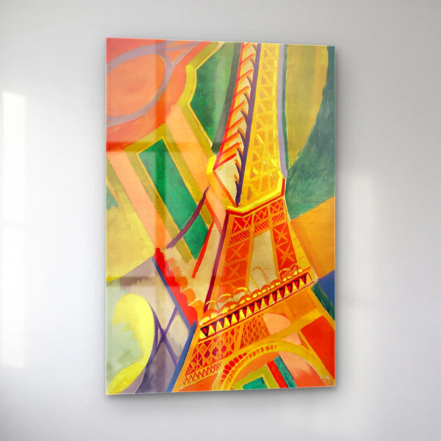 Robert Delaunay – Tour Eiffel cam tablo — sol açıdan görünüm