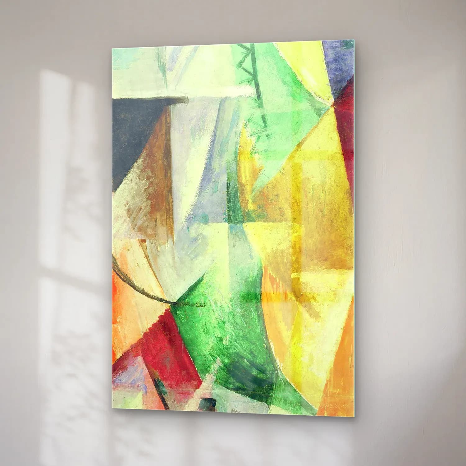 Robert Delaunay – Une fenêtre cam tablo — sağ açıdan görünüm
