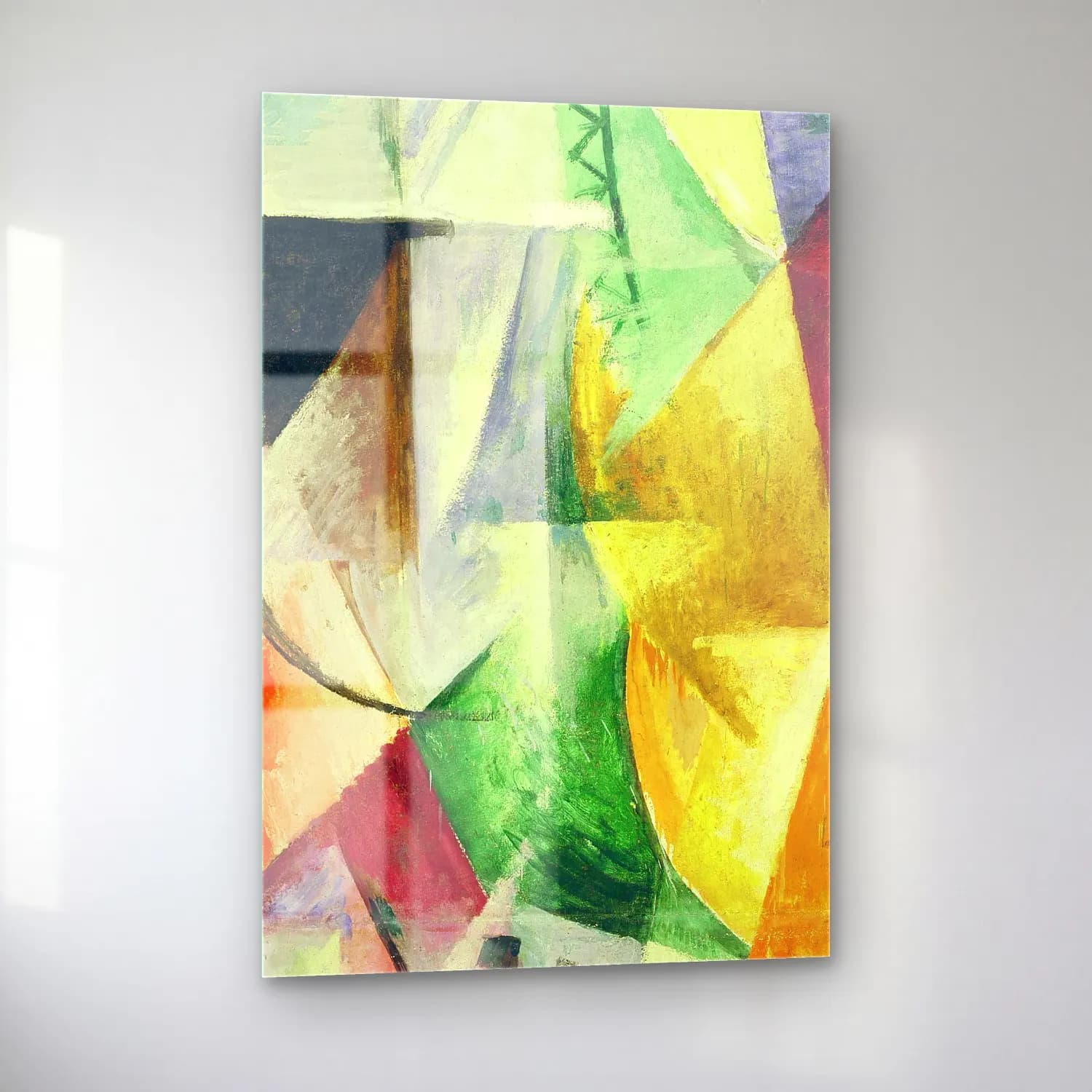 Robert Delaunay – Une fenêtre cam tablo — sol açıdan görünüm