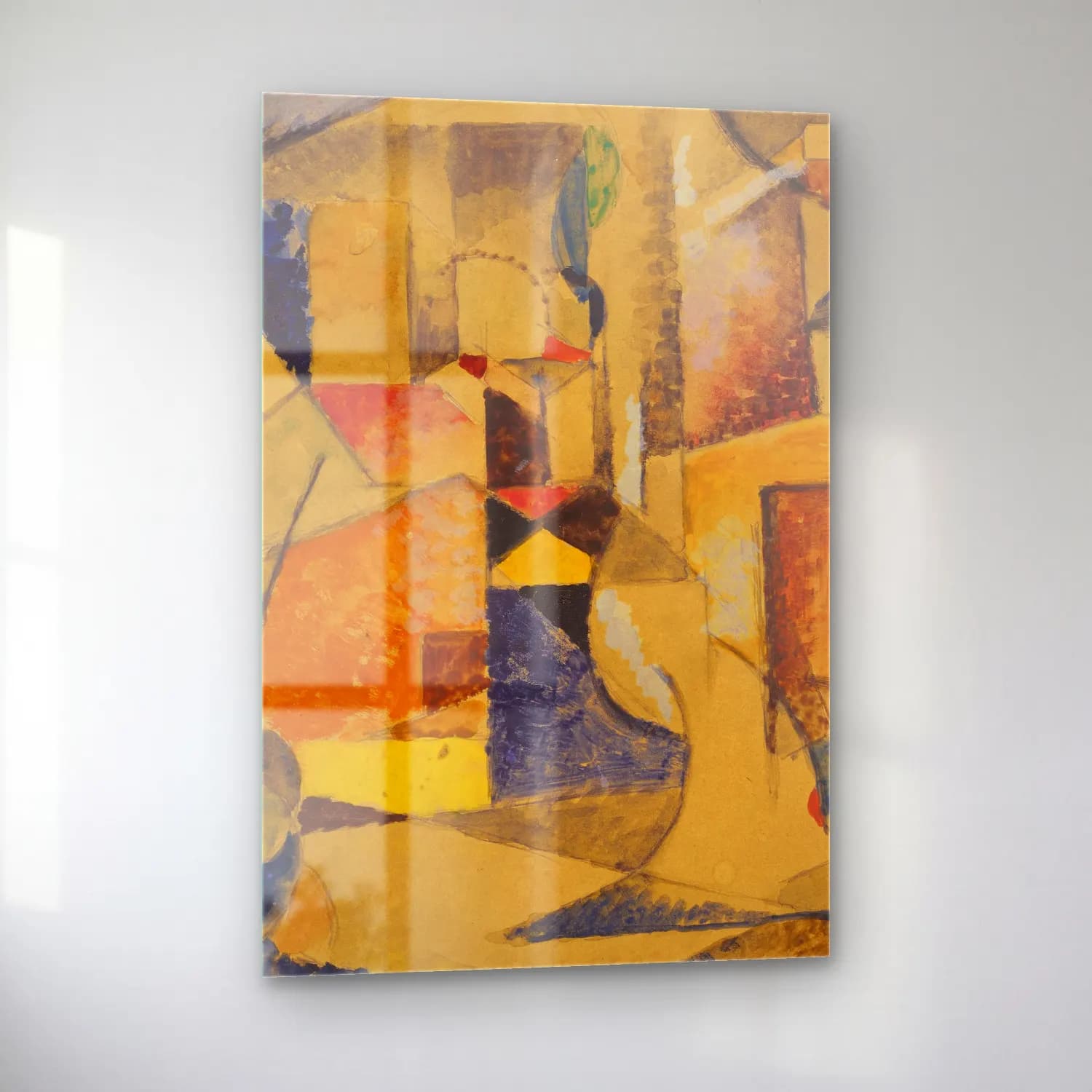 Albert Gleizes – Composition cam tablo — sol açıdan görünüm