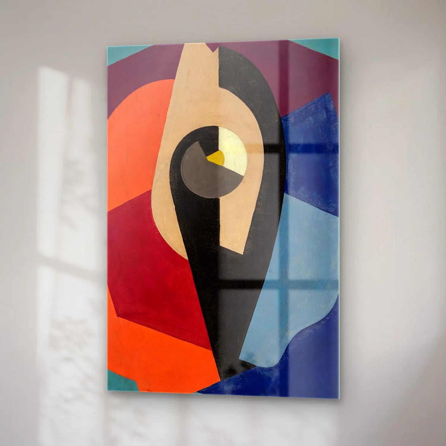 Albert Gleizes – Composition ou Peinture objet cam tablo — sağ açıdan görünüm