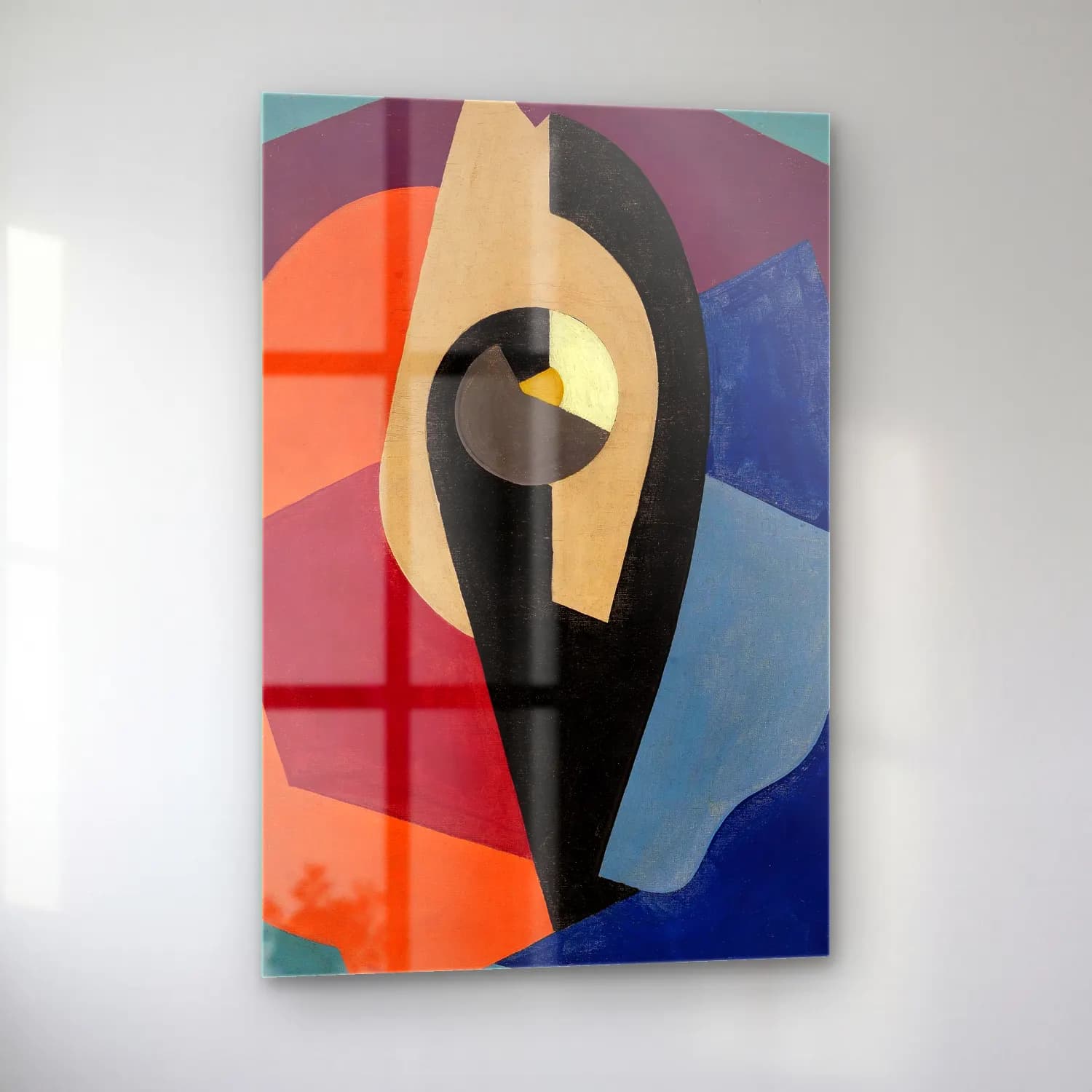 Albert Gleizes – Composition ou Peinture objet cam tablo — sol açıdan görünüm