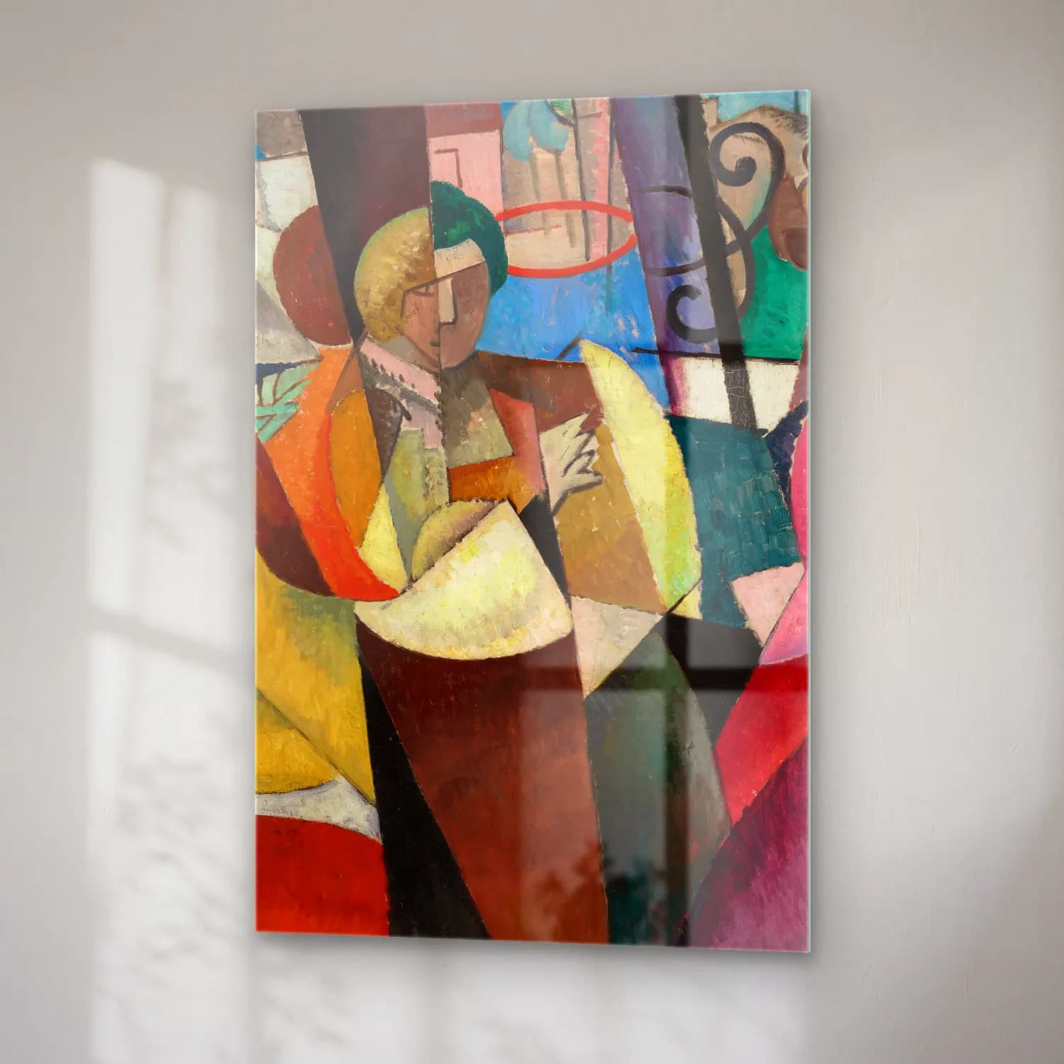 Albert Gleizes – Femmes assises devant une fenêtre cam tablo — sağ açıdan görünüm