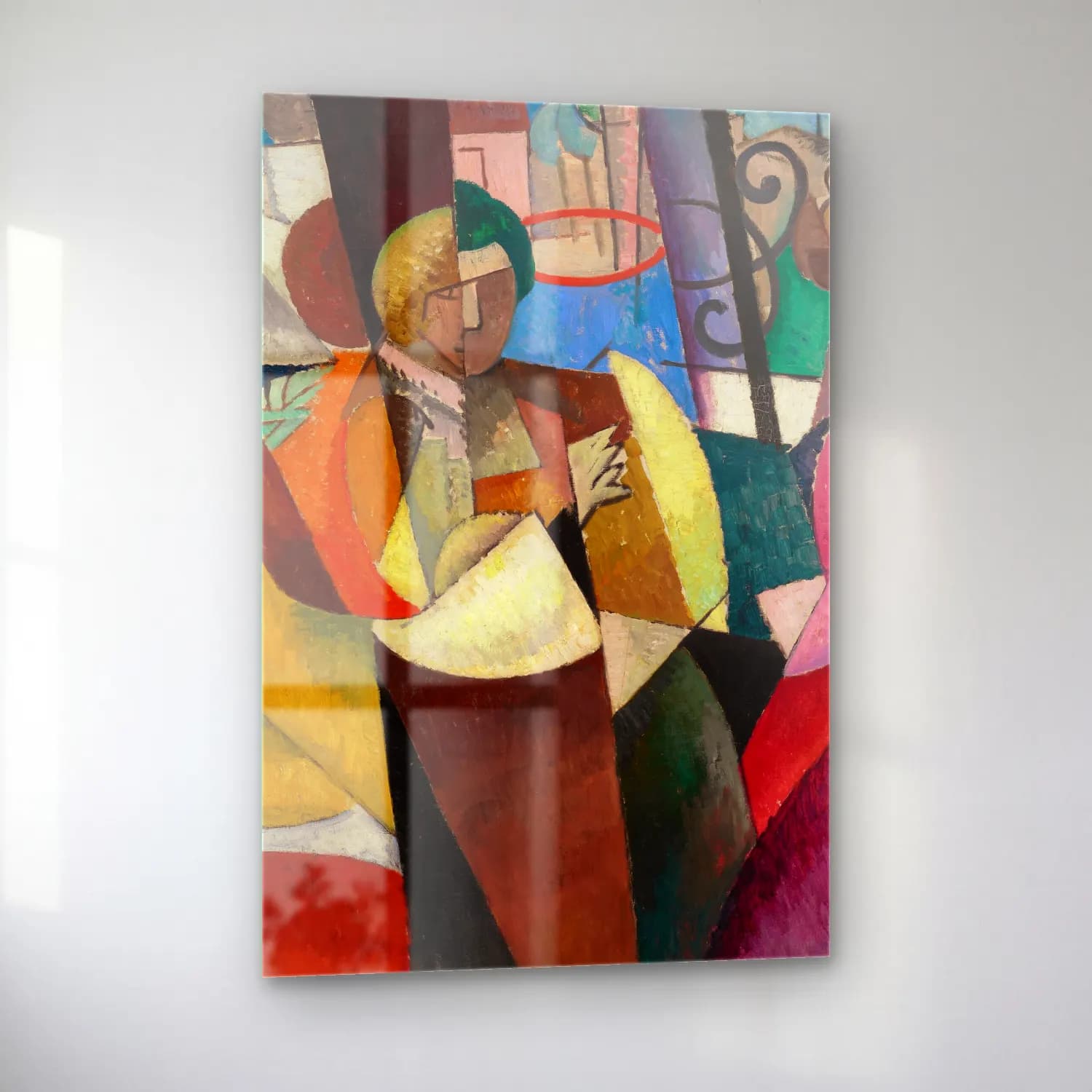 Albert Gleizes – Femmes assises devant une fenêtre cam tablo — sol açıdan görünüm