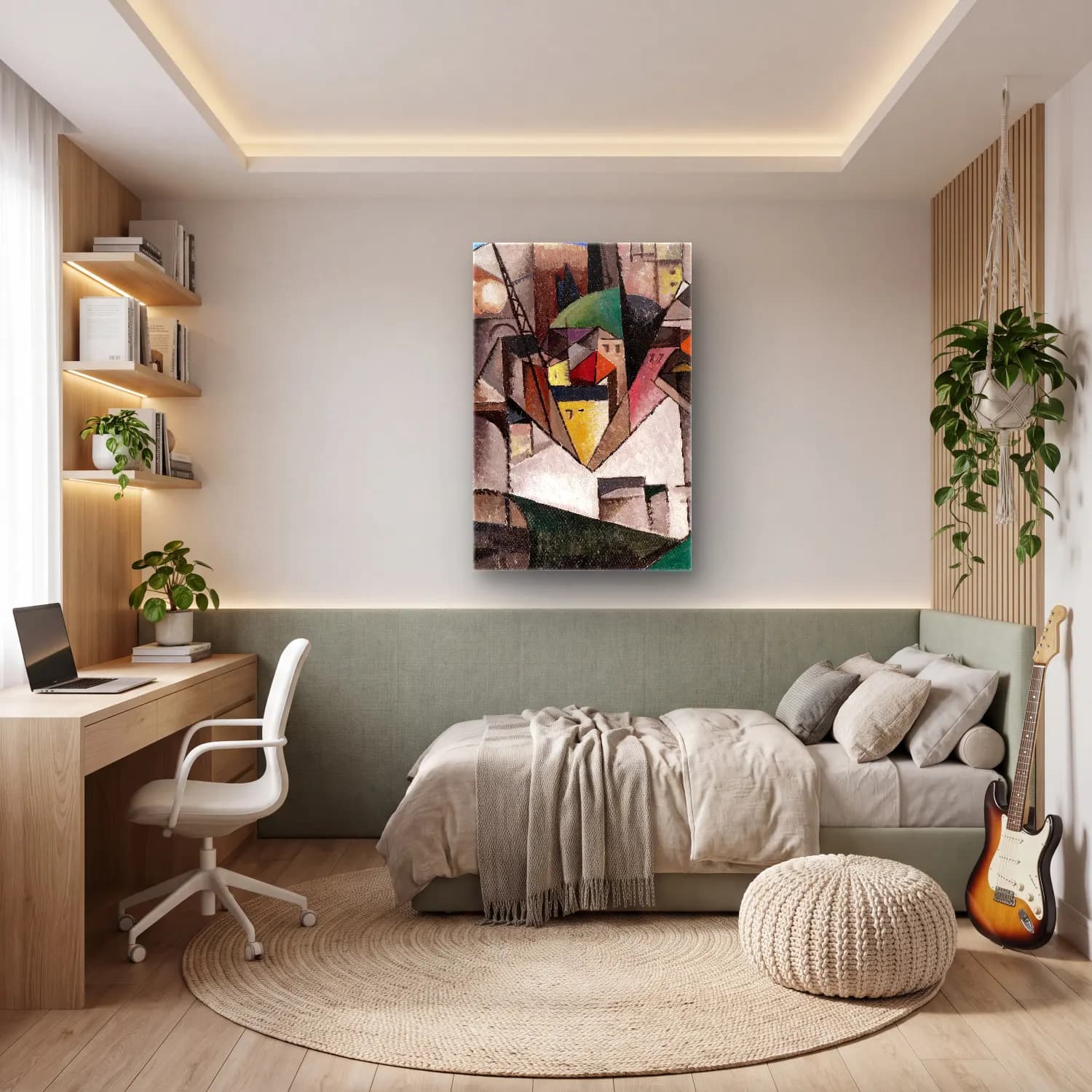 Albert Gleizes – Landscape cam tablo — genç odasında