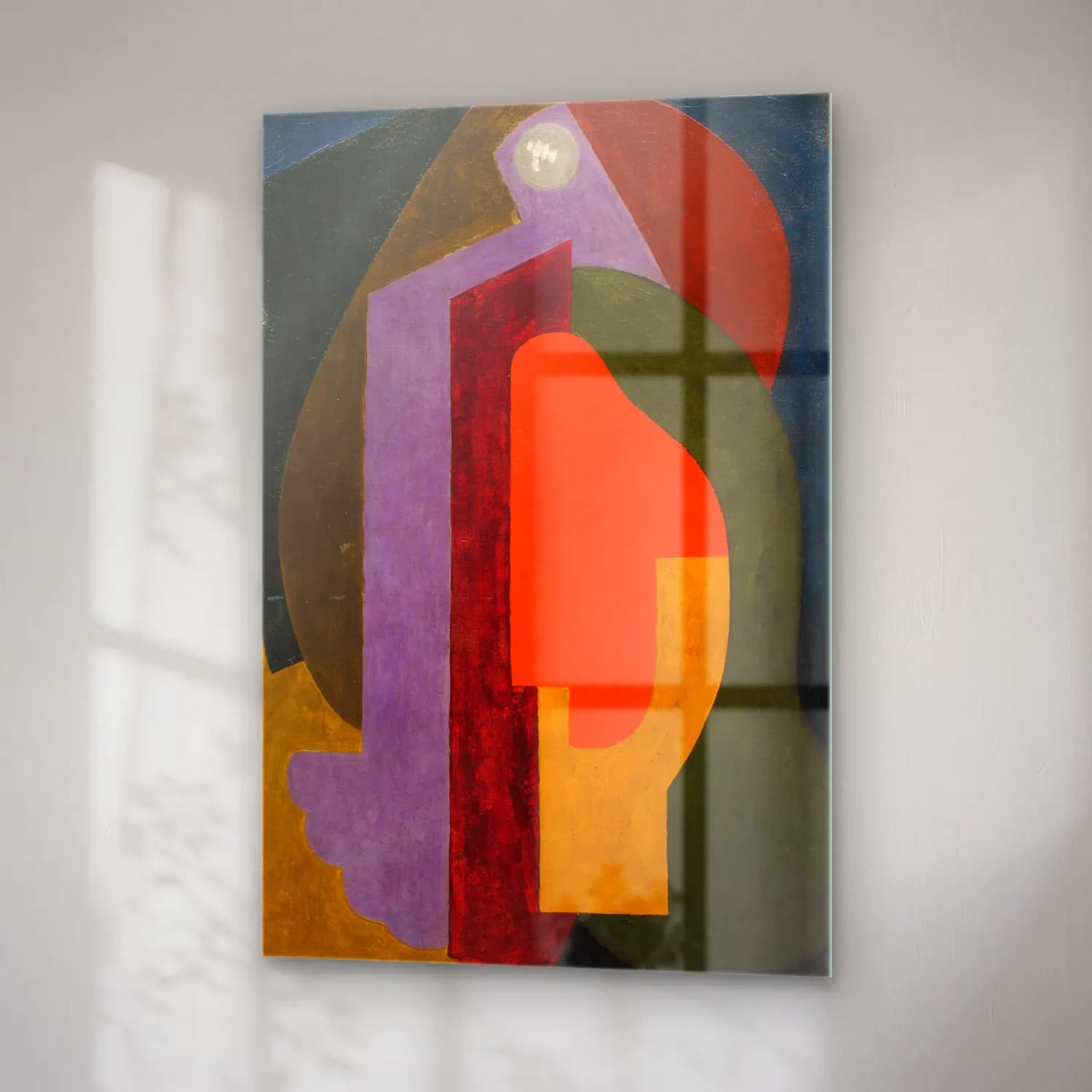 Albert Gleizes – Poème onirique cam tablo — sağ açıdan görünüm