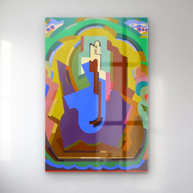 Albert Gleizes – Sans titre cam tablo — Albert Gleizes – Sans titre — modern soyut soyut kemer