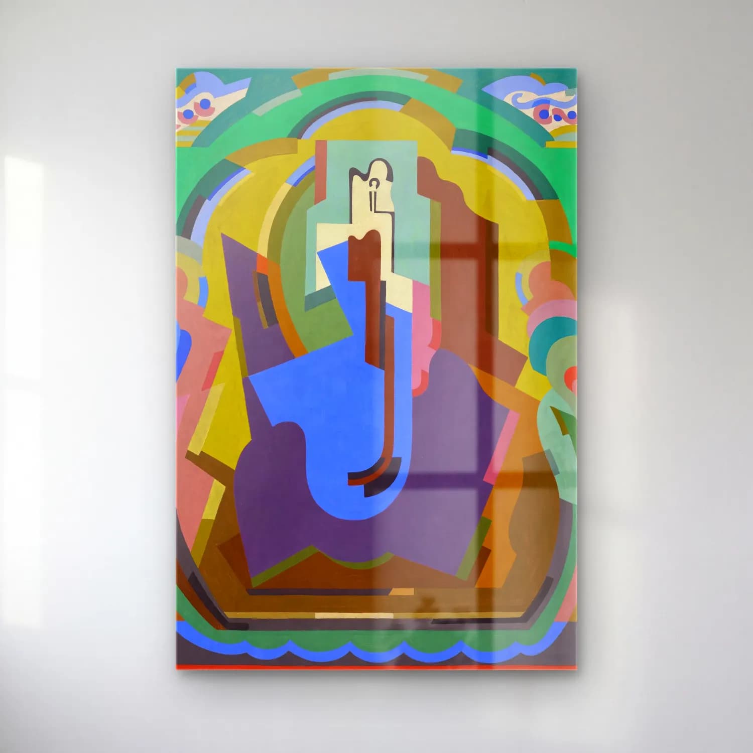Albert Gleizes – Sans titre cam tablo — Albert Gleizes – Sans titre — modern soyut soyut kemer