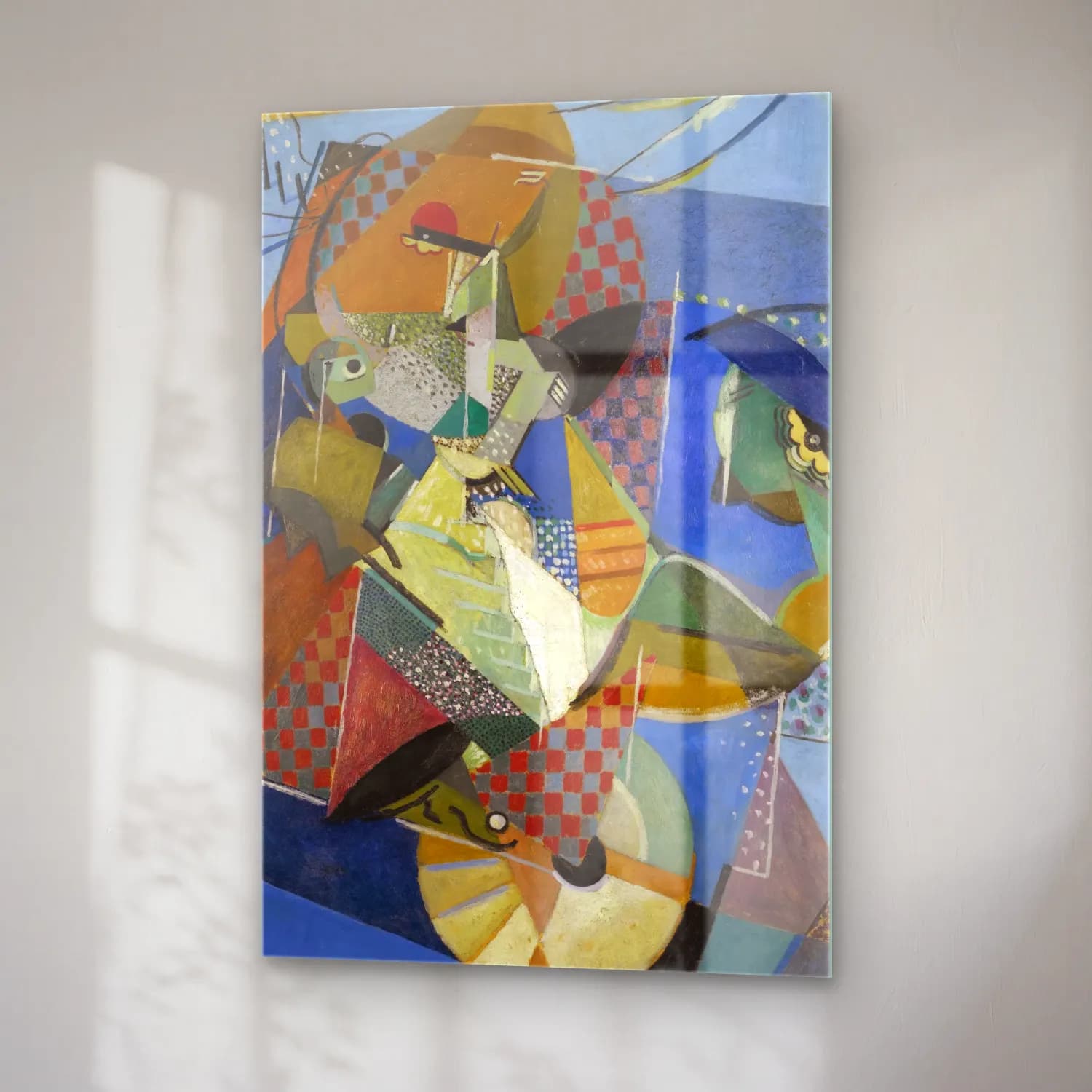 Albert Gleizes – VAUDEVILLE cam tablo — sağ açıdan görünüm