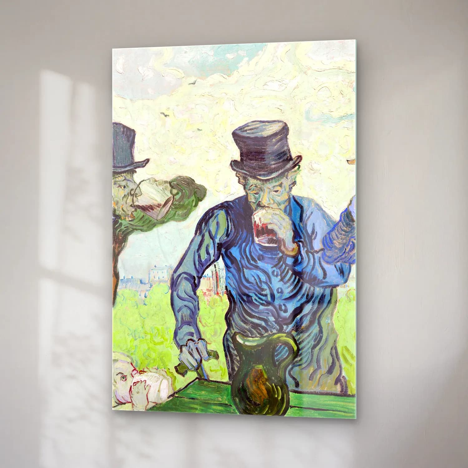 Vincent van Gogh – The Drinkers cam tablo — sağ açıdan görünüm
