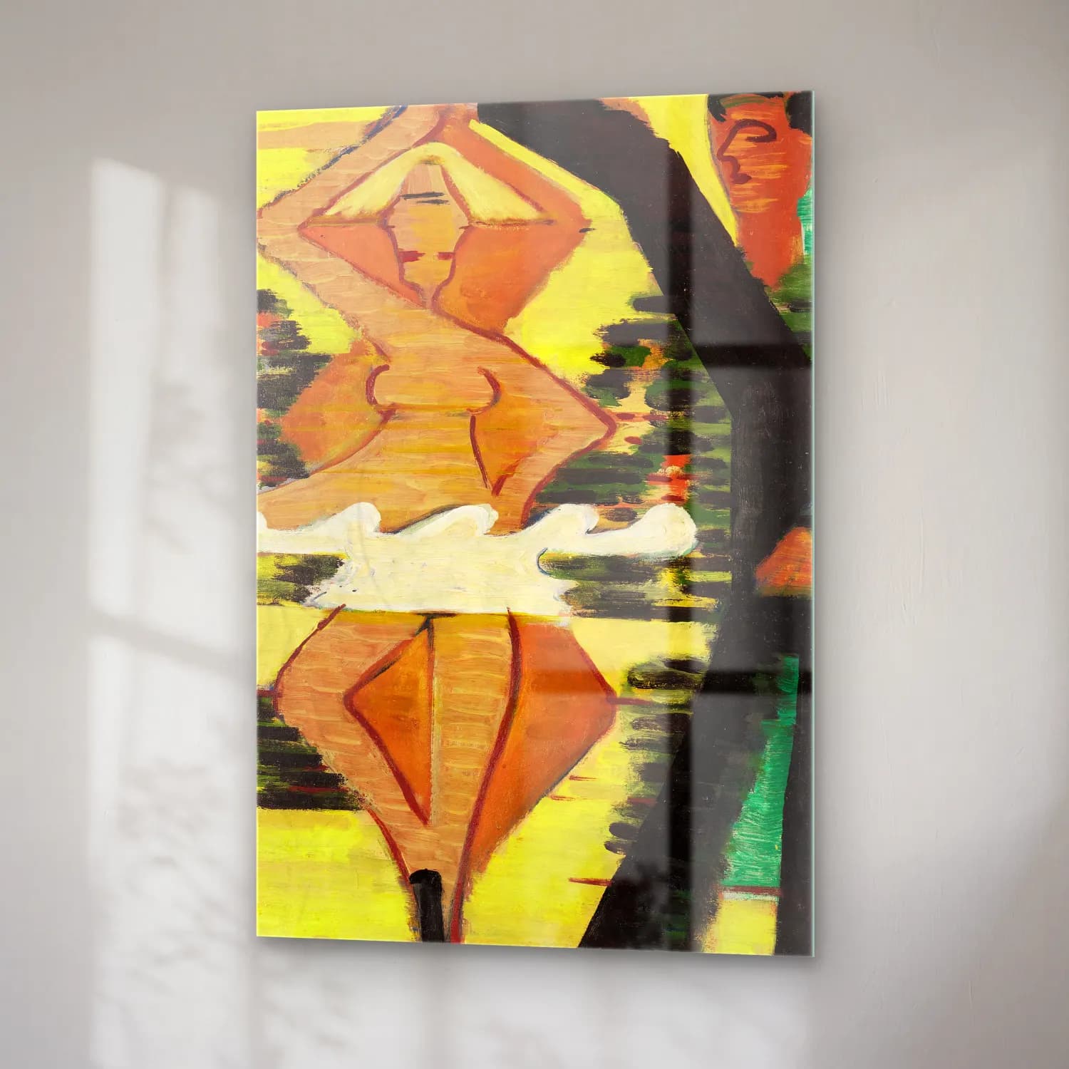 Ernst Ludwig Kirchner – Drehende Tänzerin cam tablo — sağ açıdan görünüm