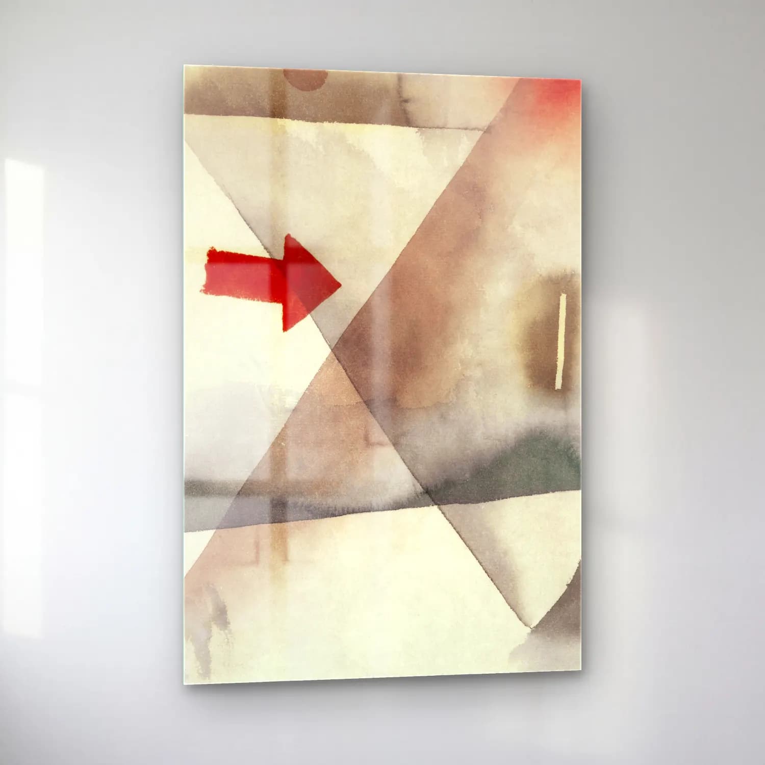 Paul Klee – Chimes cam tablo — sol açıdan görünüm