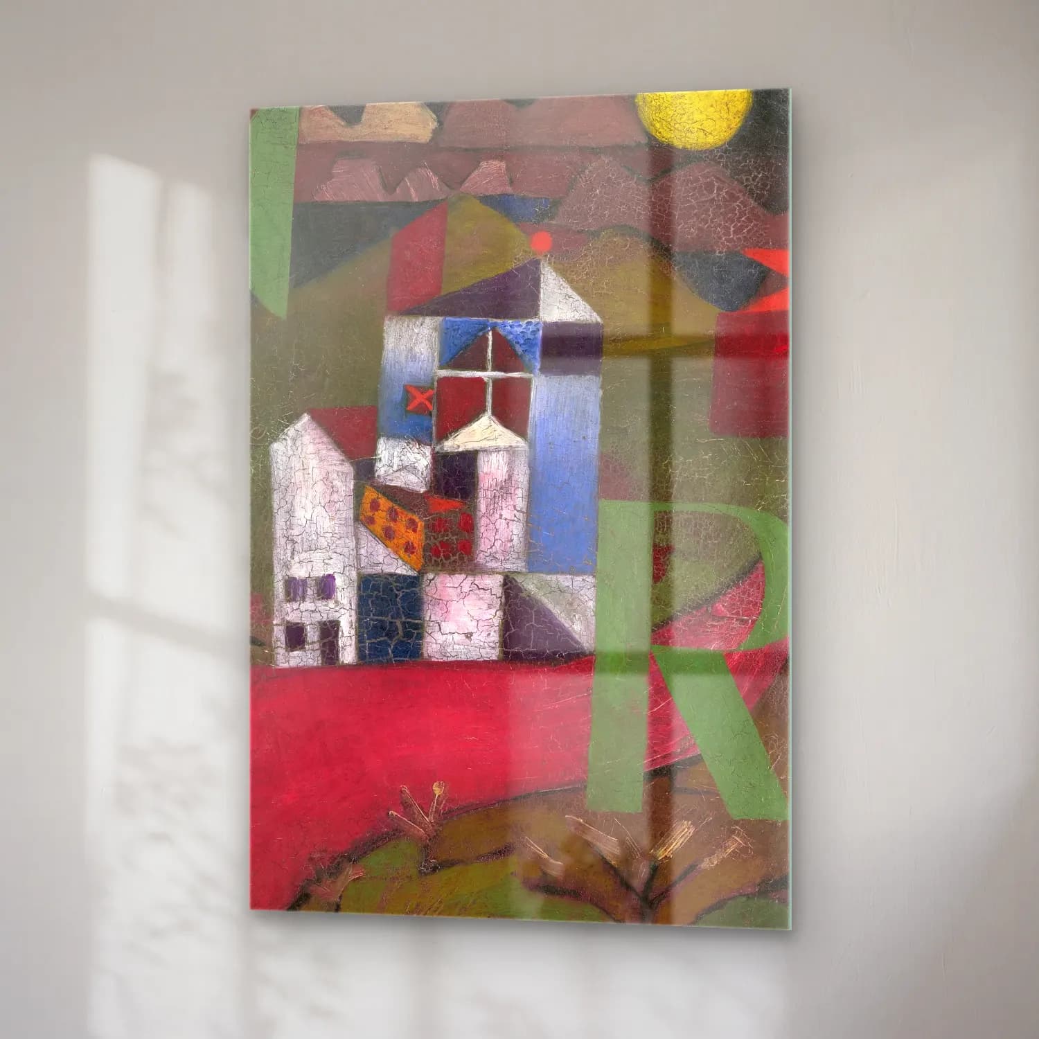 Paul Klee – Villa R cam tablo — sağ açıdan görünüm