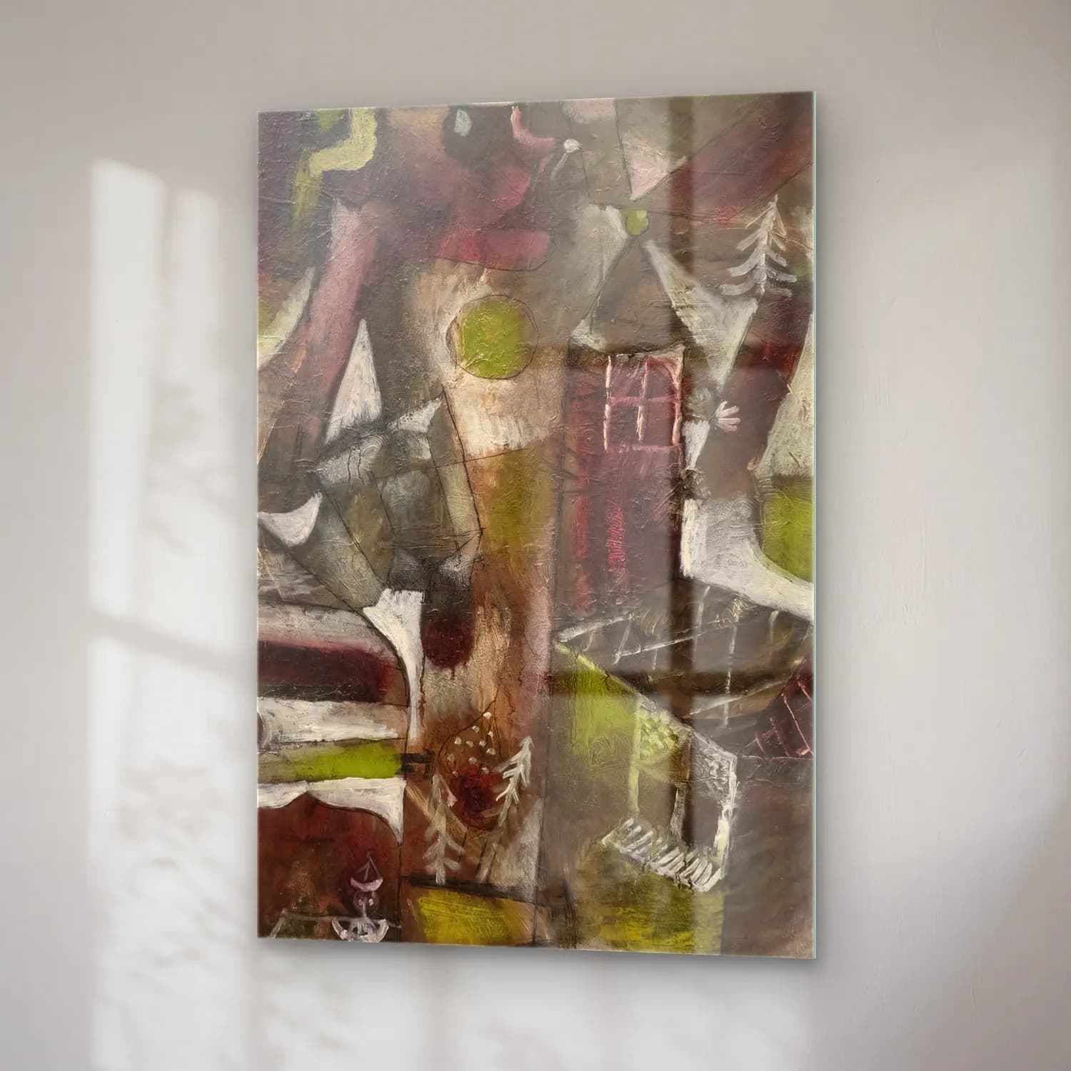 Paul Klee – Swamp Legend cam tablo — sağ açıdan görünüm