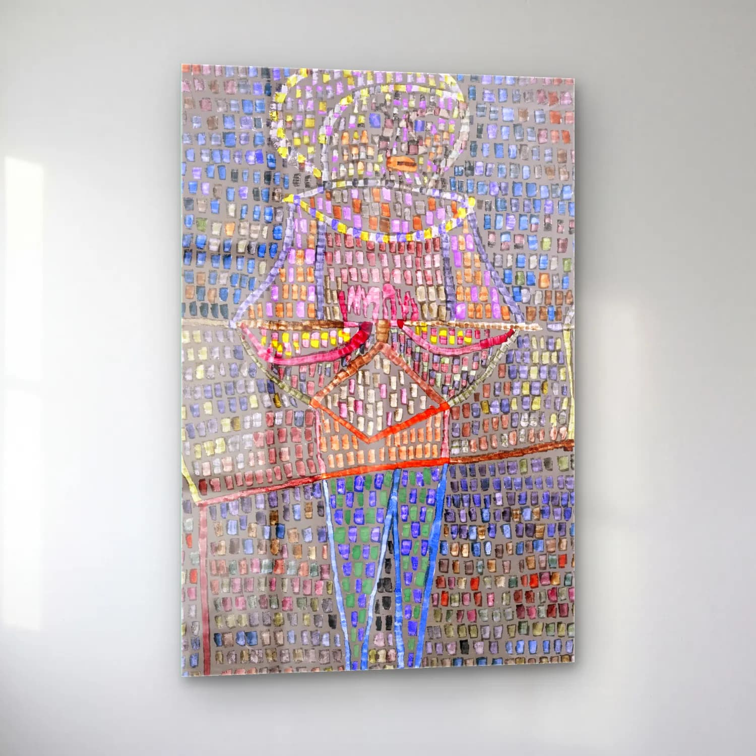 Paul Klee – oy in Fancy Dress cam tablo — sol açıdan görünüm