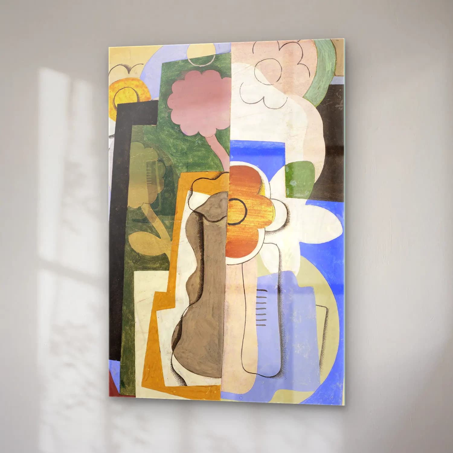 Georges Valmier – Vase de fleurs No. 5 cam tablo — sağ açıdan görünüm