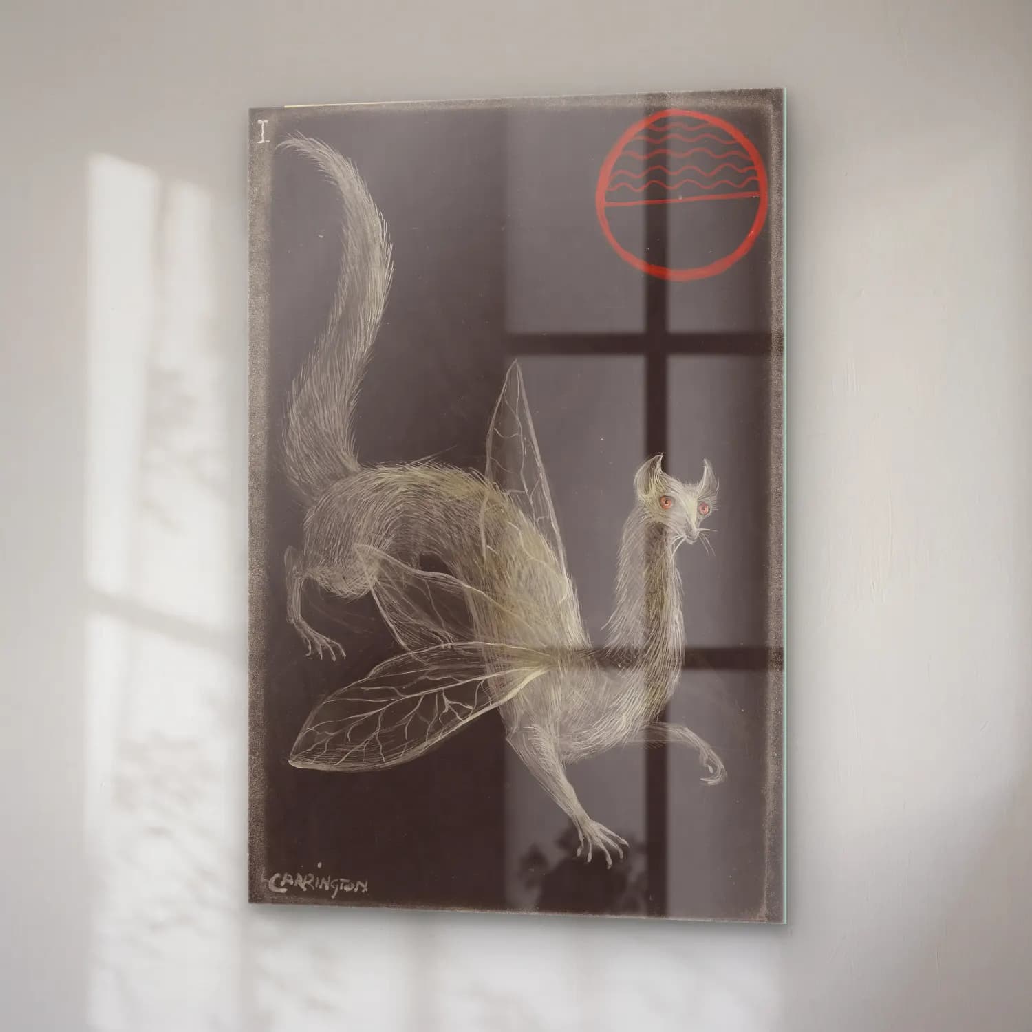 Leonora Carrington – Tilki cam tablo — sağ açıdan görünüm