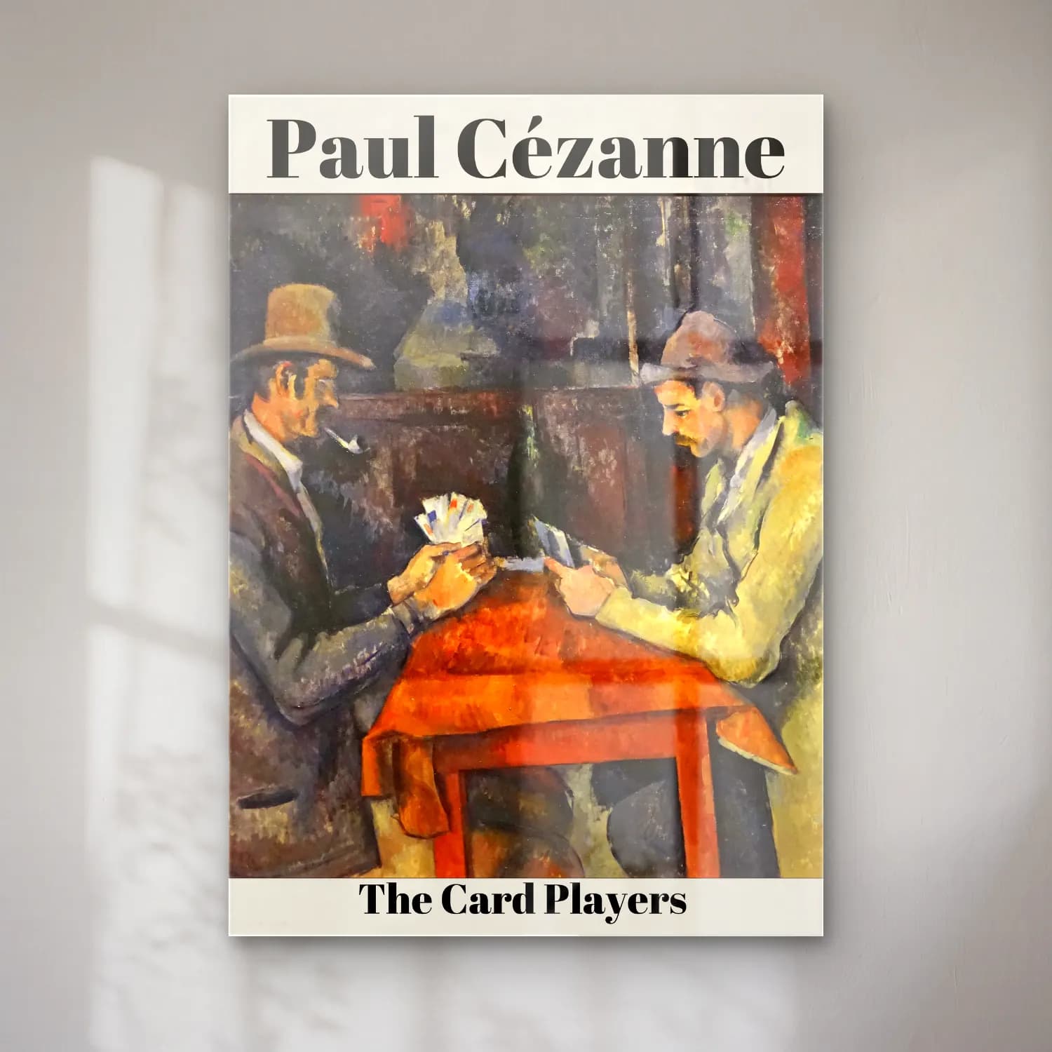 Paul Cezanne – Erkek Portresi cam tablo — Paul Cezanne – Erkek Portresi — empresyonist erkek portresi