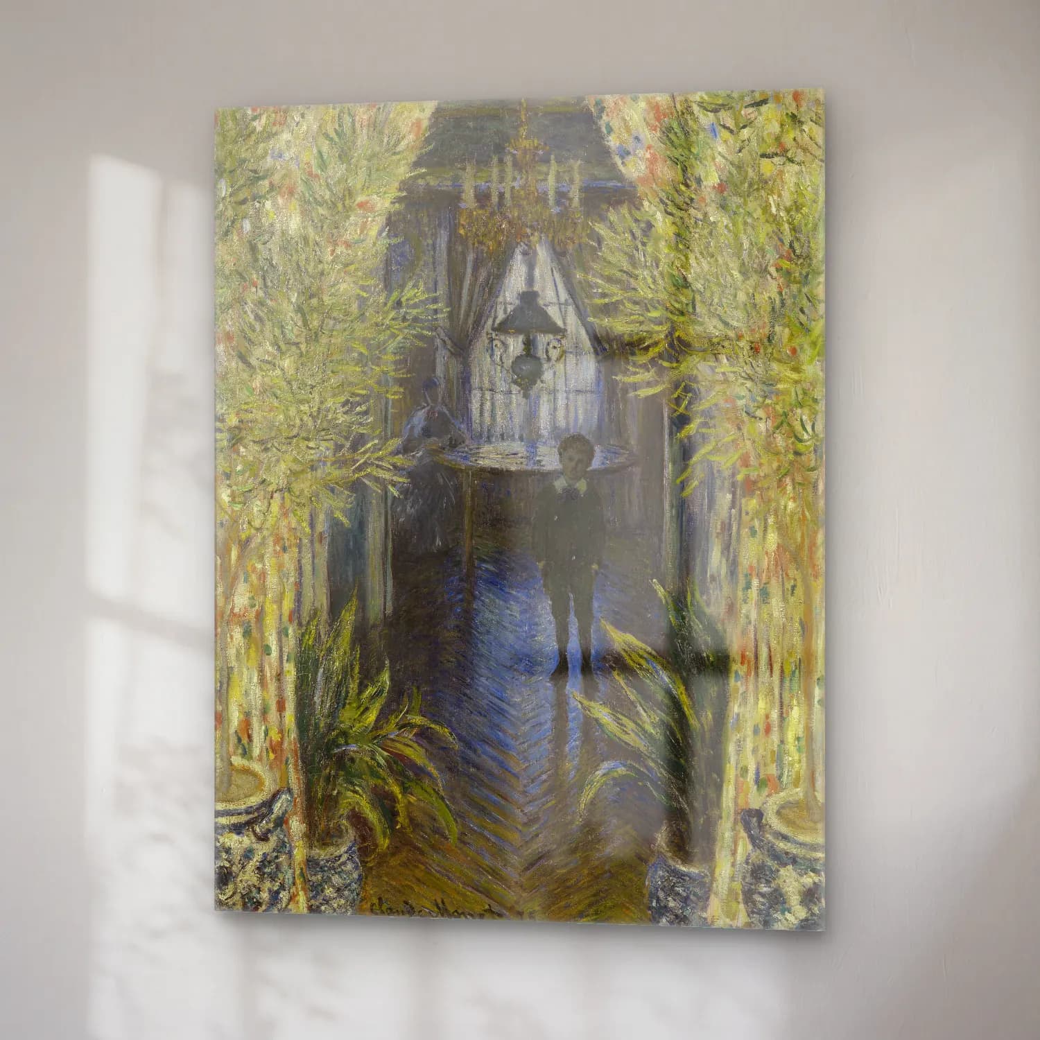 Claude Monet – Kapı cam tablo — sağ açıdan görünüm