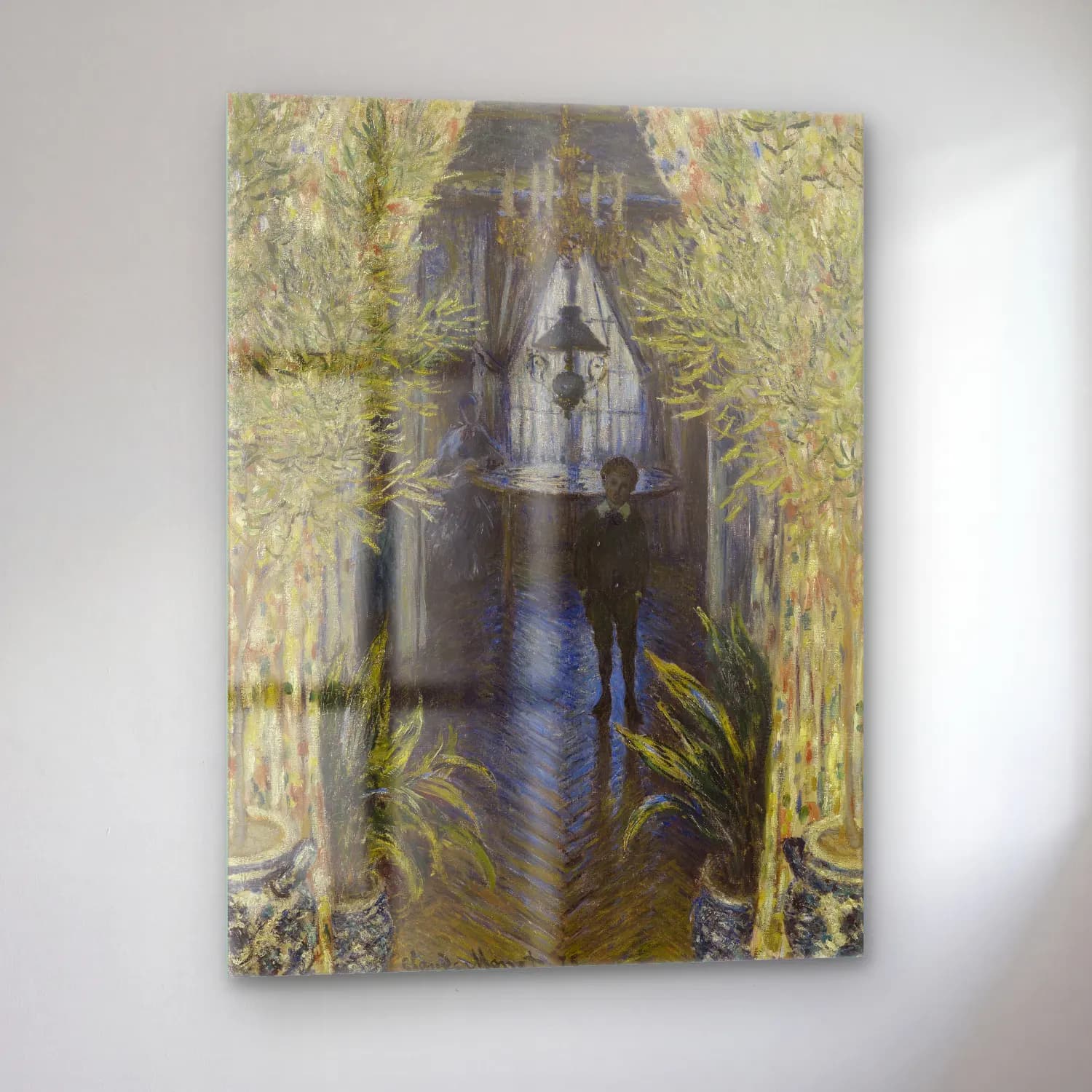 Claude Monet – Kapı cam tablo — sol açıdan görünüm