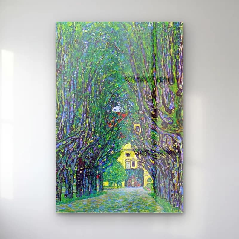 Gustav Klimt – Orman cam tablo — Gustav Klimt – Orman — empresyonist orman
