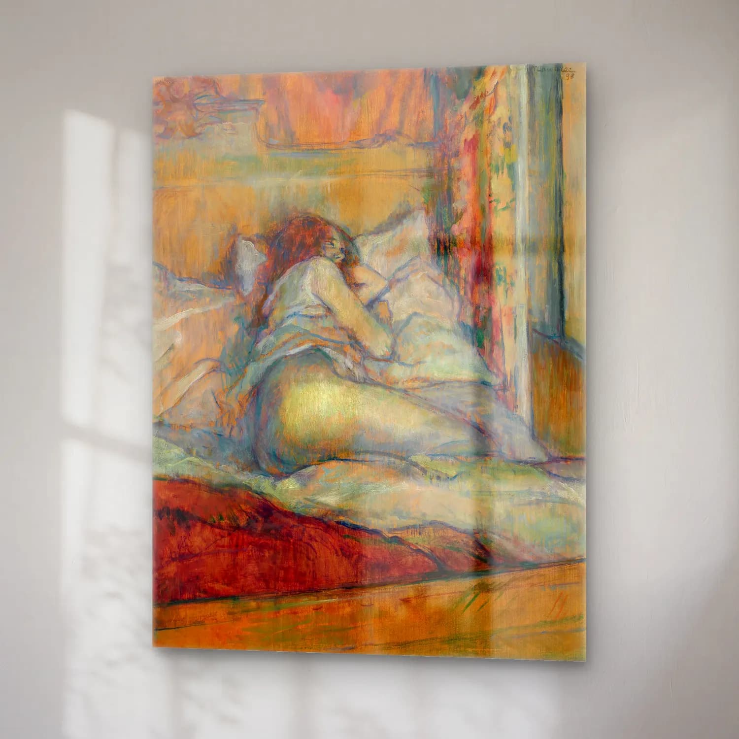 Henri de Toulouse-Lautrec – Figür Çalışması cam tablo — sağ açıdan görünüm