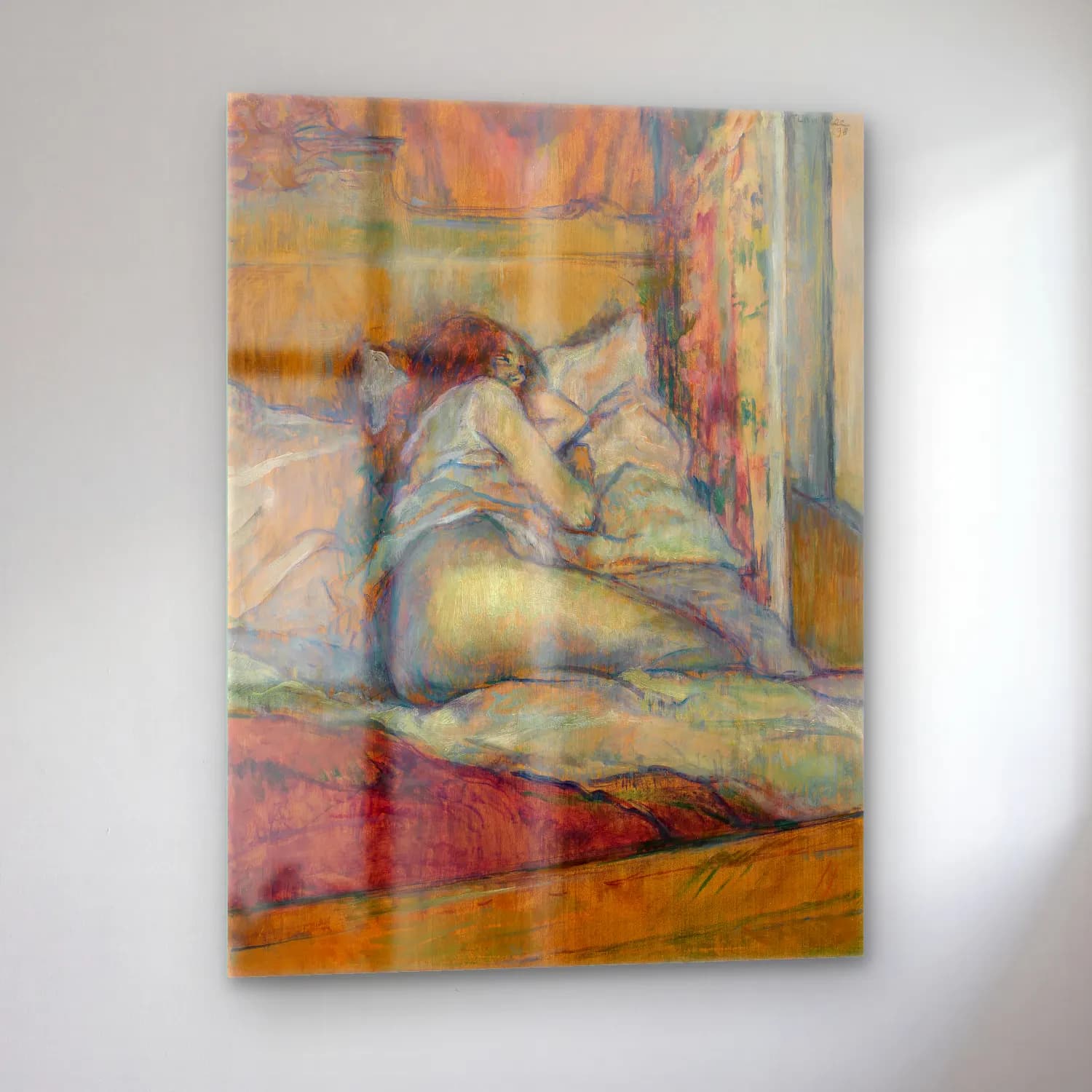 Henri de Toulouse-Lautrec – Figür Çalışması cam tablo — sol açıdan görünüm