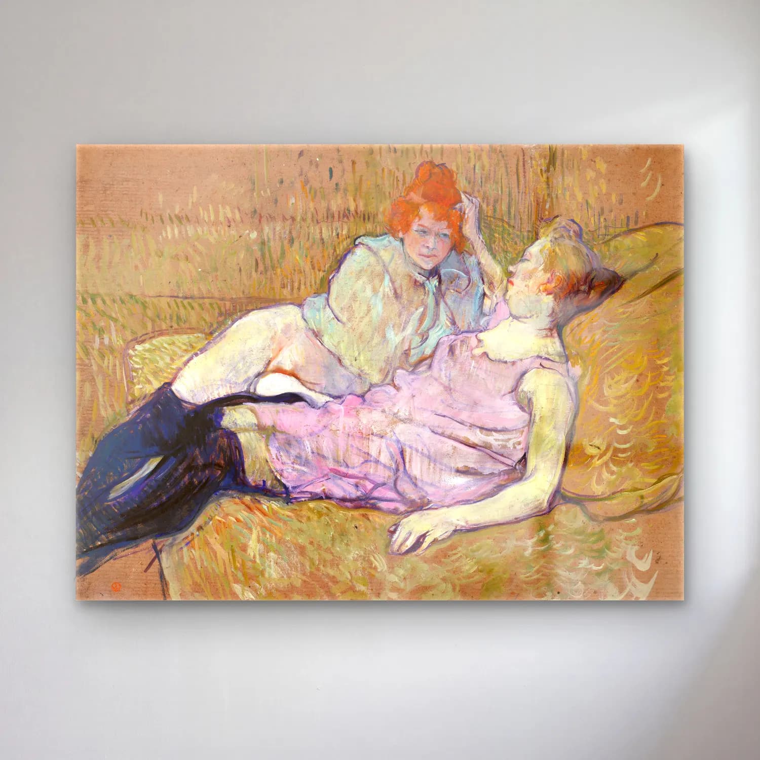 Henri de Toulouse-Lautrec – Anne ve Çocuk cam tablo — Henri de Toulouse-Lautrec – Anne ve Çocuk — empresyonist anne ve çocuk