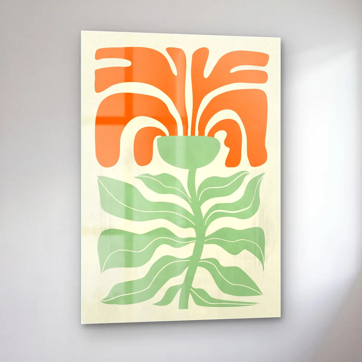 Henri Matisse – Vazo cam tablo — sol açıdan görünüm