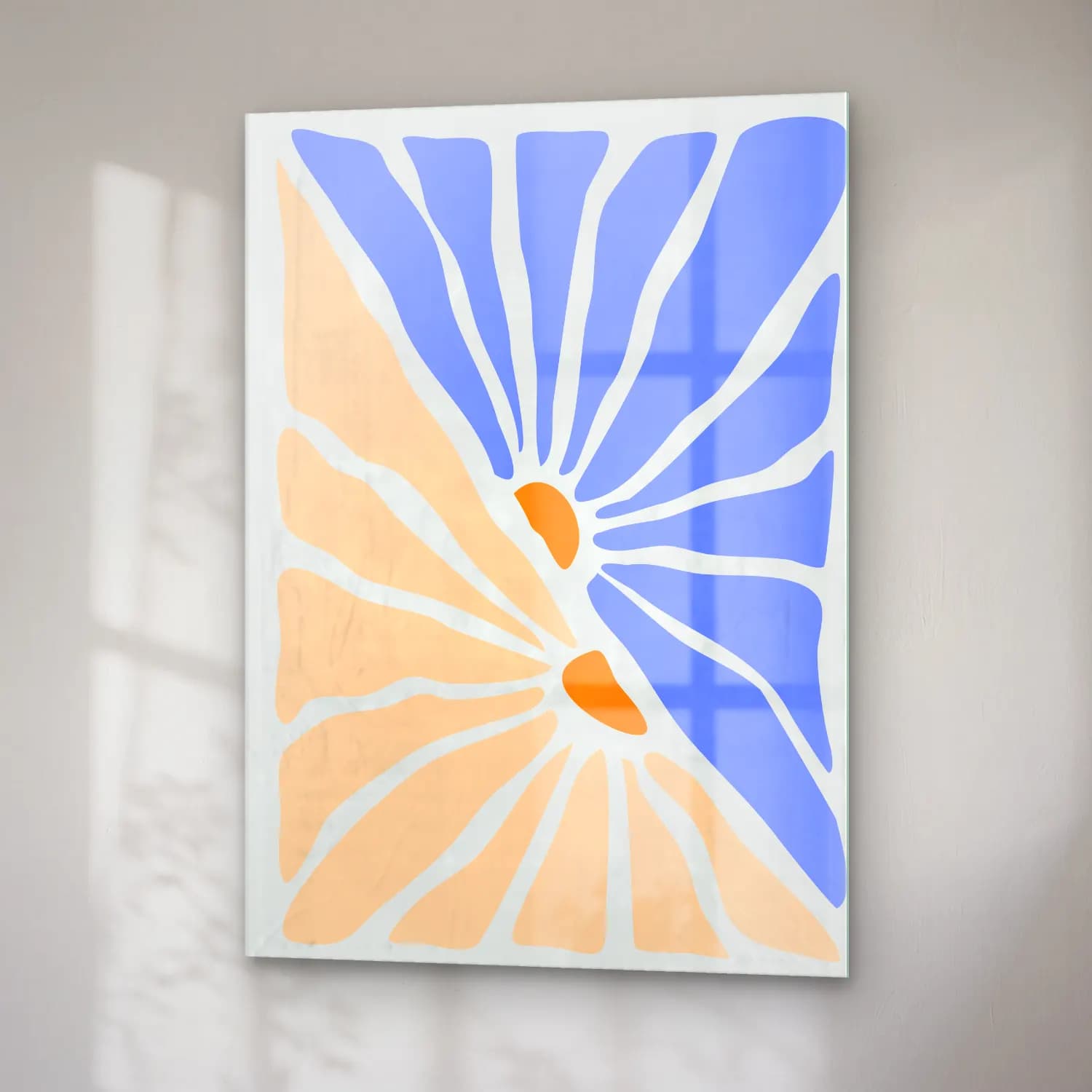 Henri Matisse – Soyut Formlar cam tablo — sağ açıdan görünüm