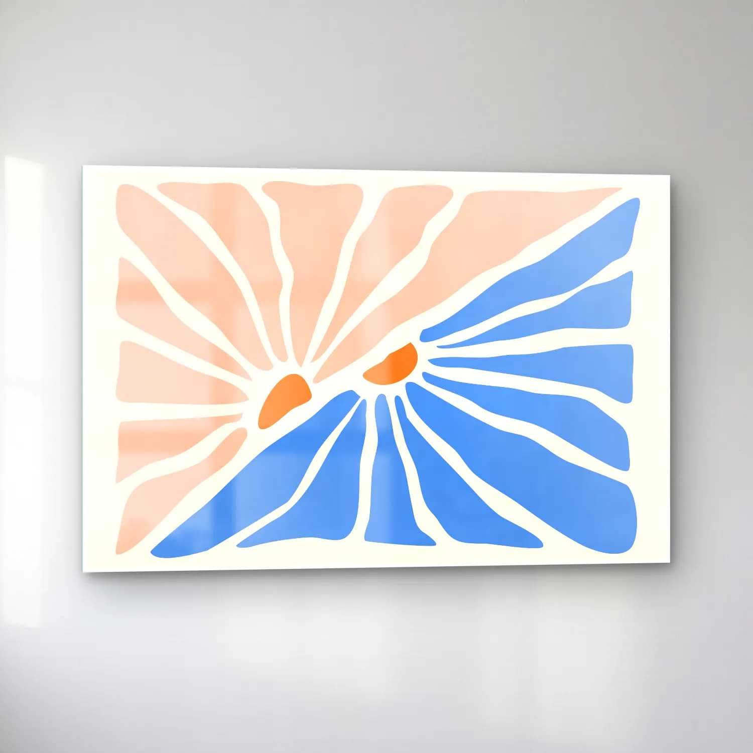Henri Matisse – Güneş ve Gökkuşağı cam tablo — sol açıdan görünüm