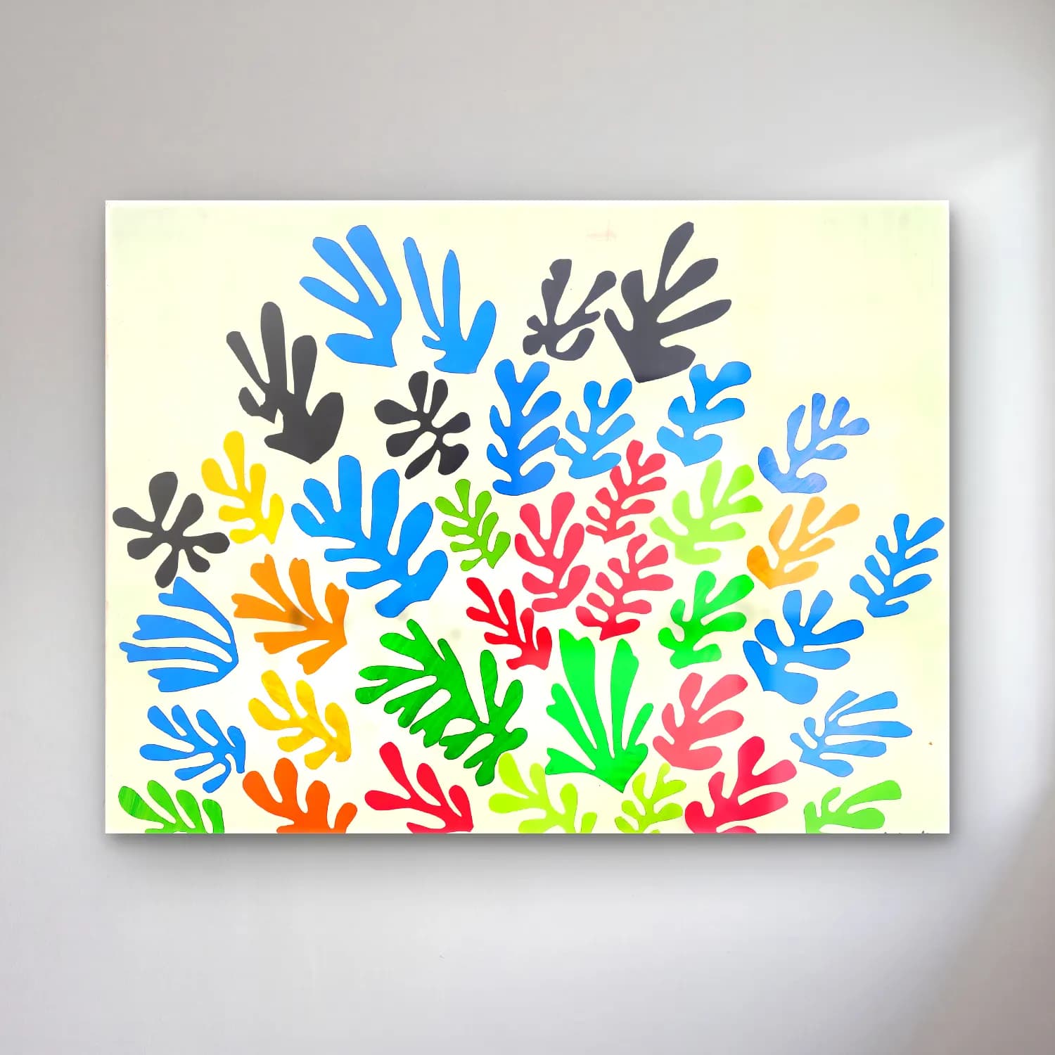 Henri Matisse – Eller cam tablo — Henri Matisse – Eller — modern soyut eller