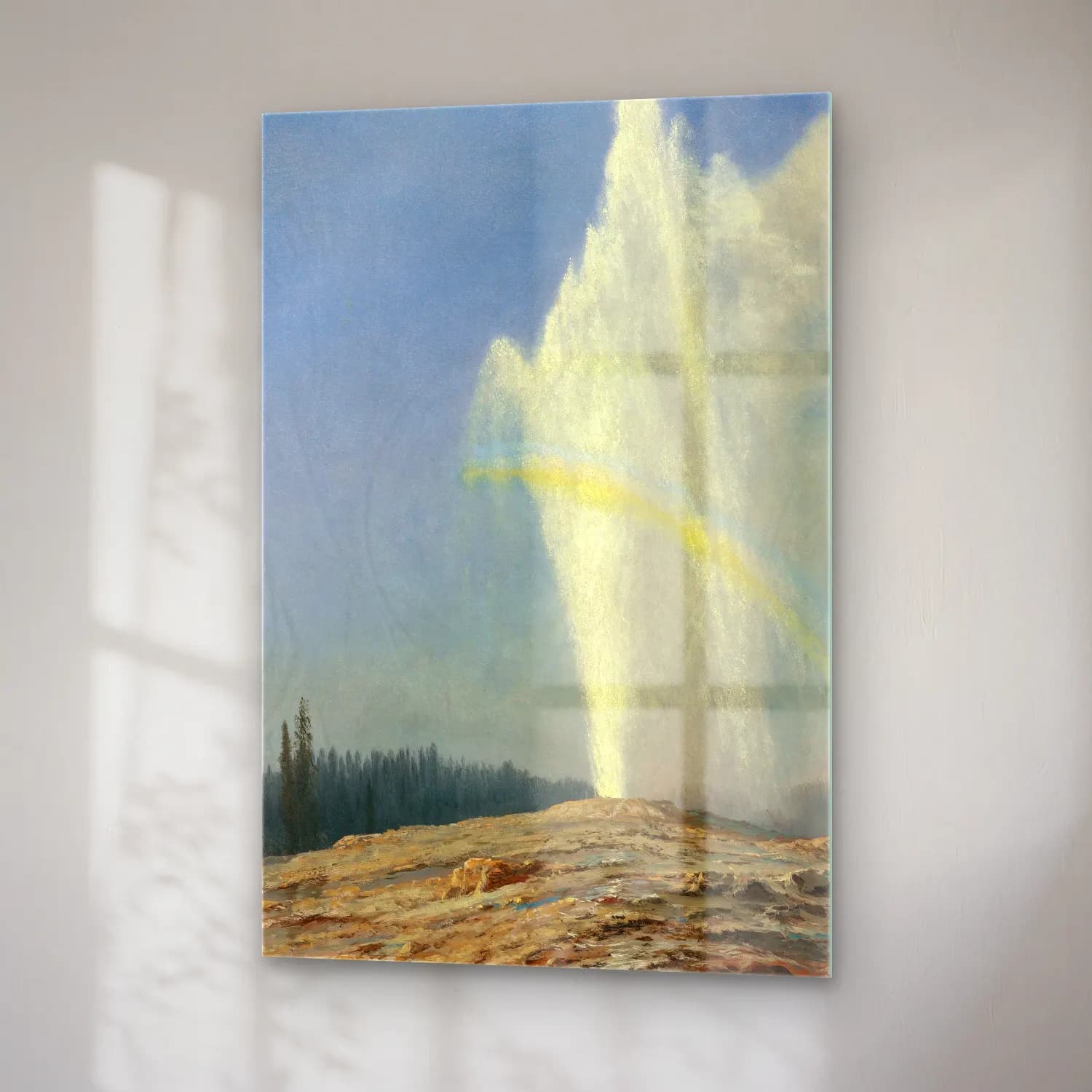 Albert Bierstadt – Old Faithful cam tablo — sağ açıdan görünüm