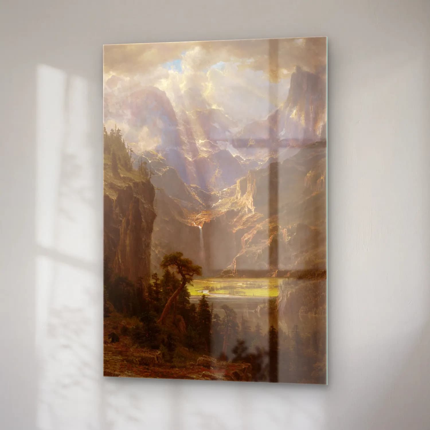 Albert Bierstadt – Rocky Mountains, Lander’s Peak cam tablo — sağ açıdan görünüm