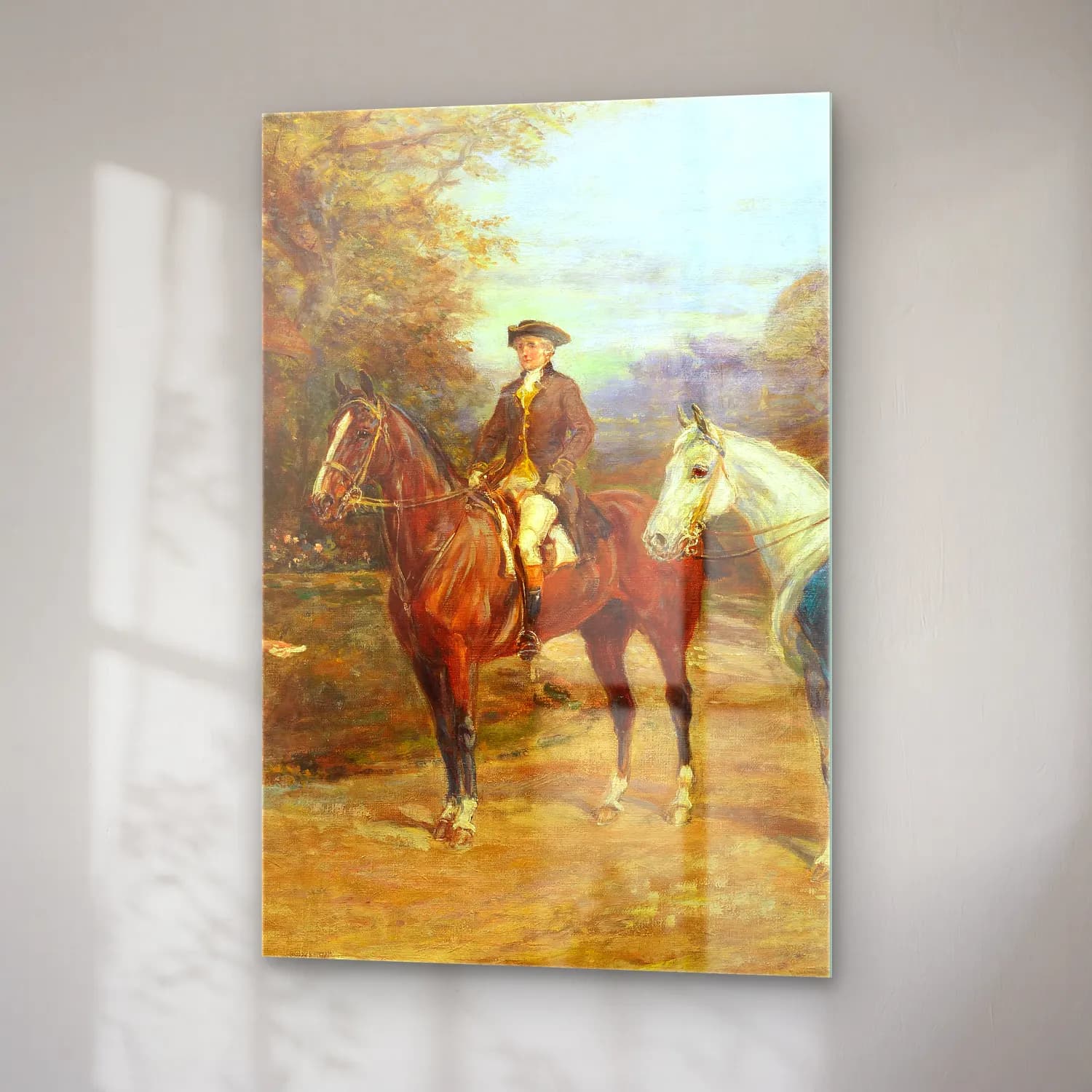 Heywood Hardy – The letter – Bej Tonlar cam tablo — sağ açıdan görünüm