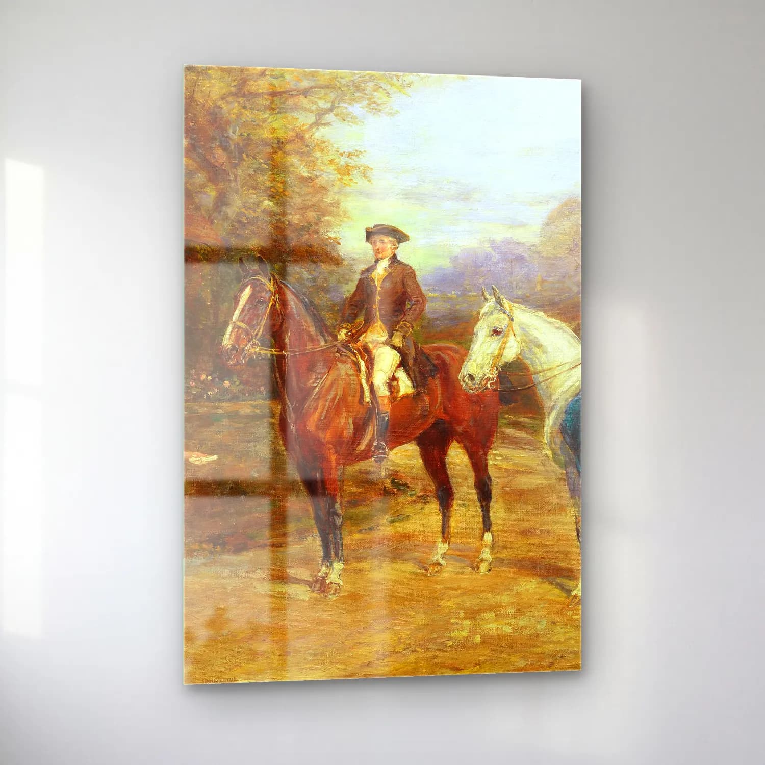 Heywood Hardy – The letter – Bej Tonlar cam tablo — sol açıdan görünüm