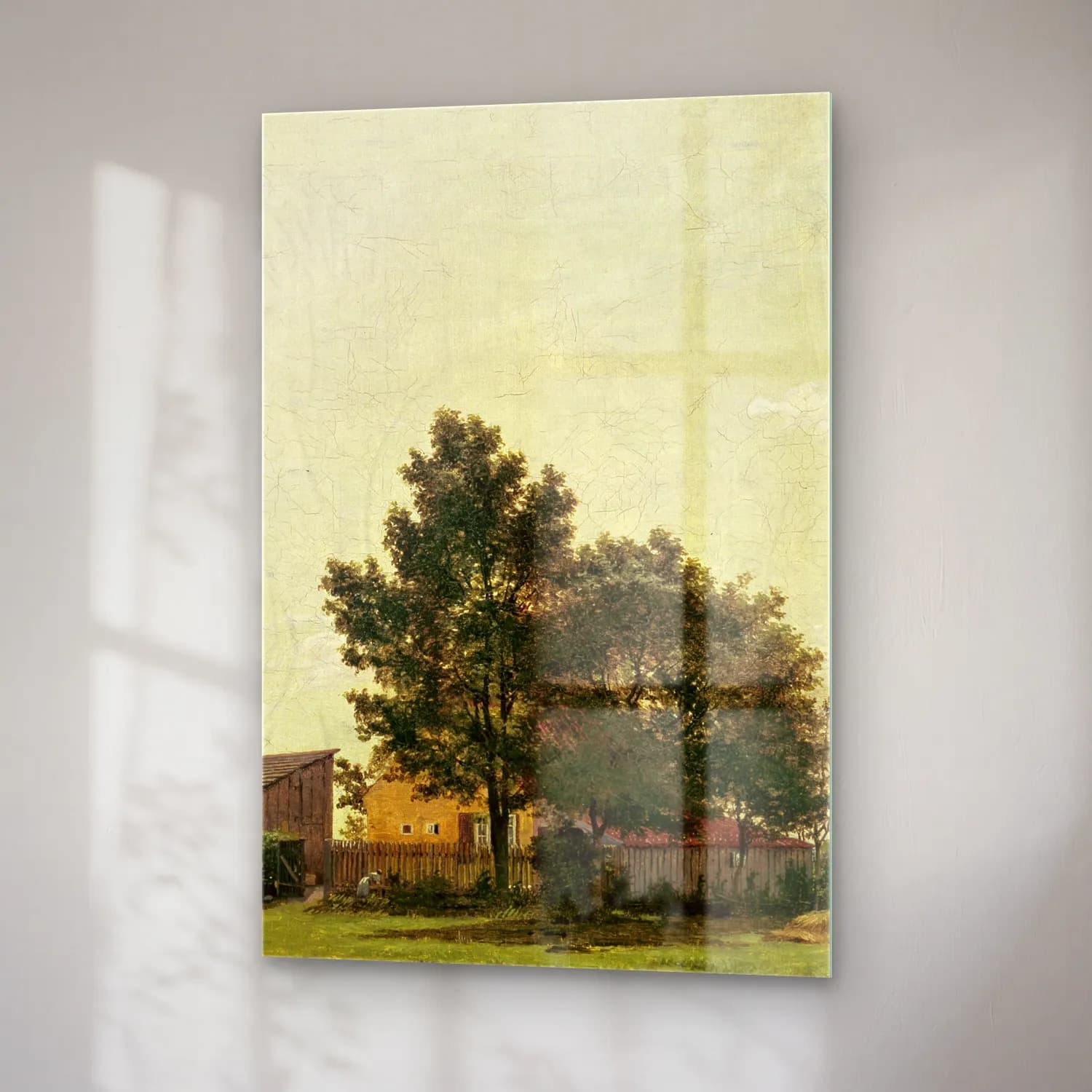 Christen Købke – Section near the Lime Kiln with a View towards Copenhagen (… cam tablo — sağ açıdan görünüm
