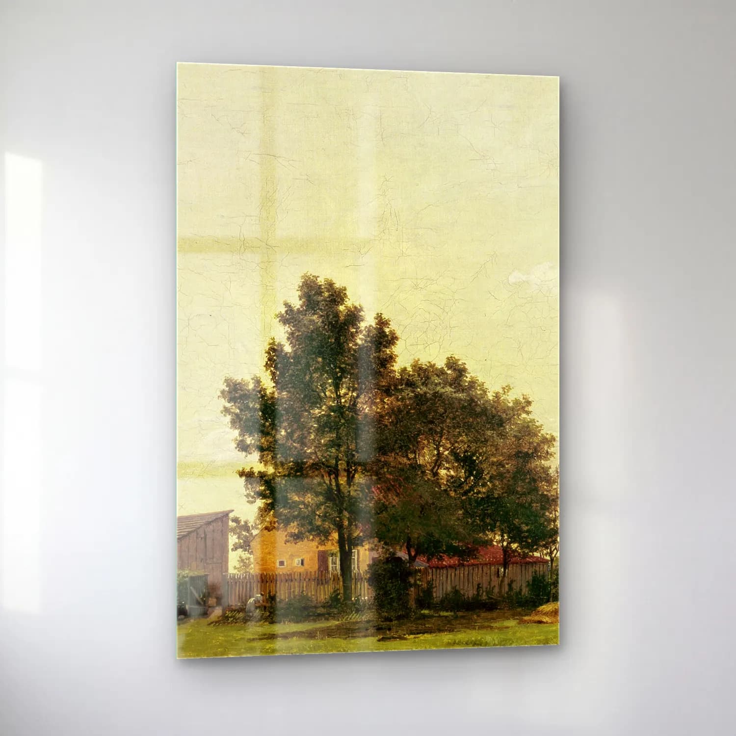 Christen Købke – Section near the Lime Kiln with a View towards Copenhagen (… cam tablo — sol açıdan görünüm