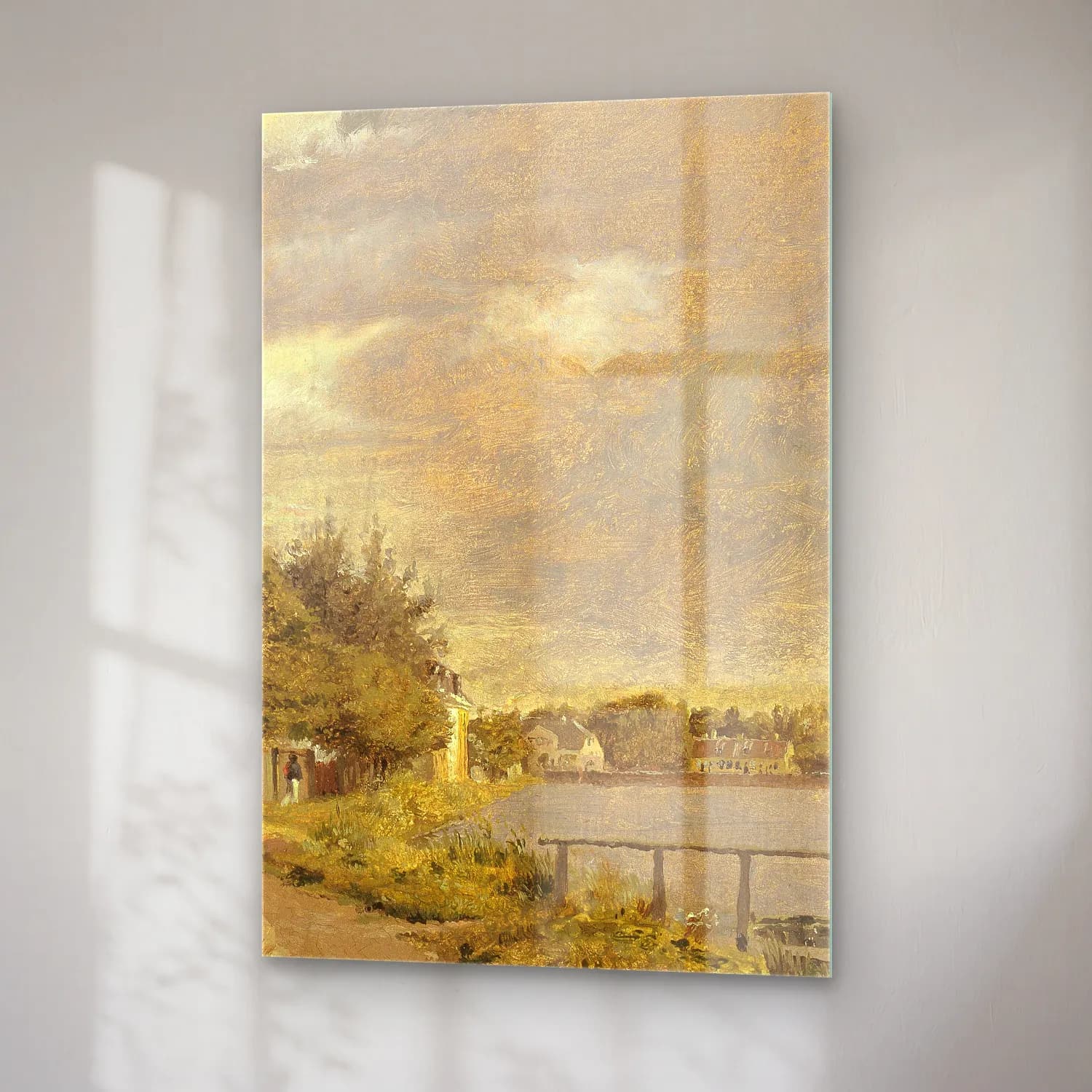 Christen Købke – View of Dosseringen near the Suburb Østerbro outside… cam tablo — sağ açıdan görünüm