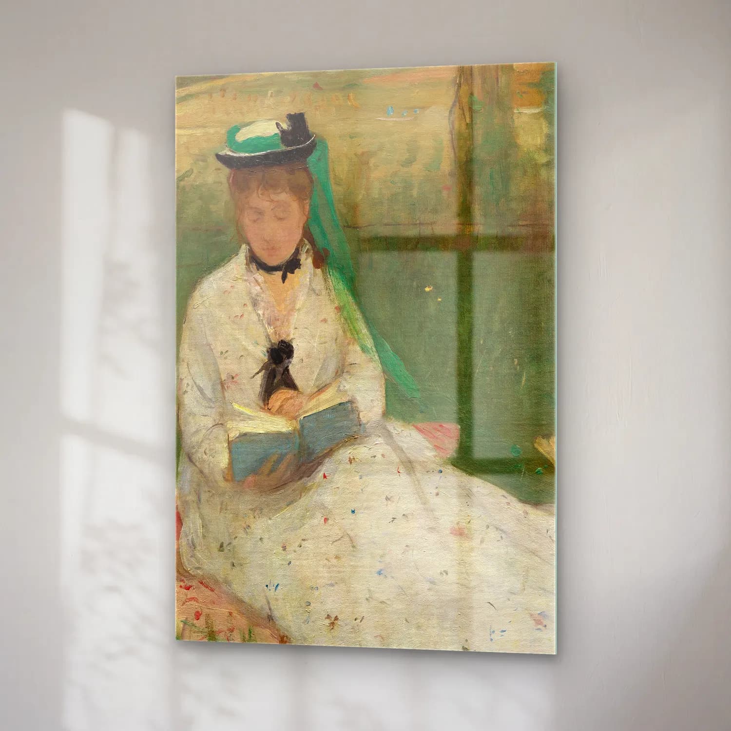 Berthe Morisot – Reading cam tablo — sağ açıdan görünüm