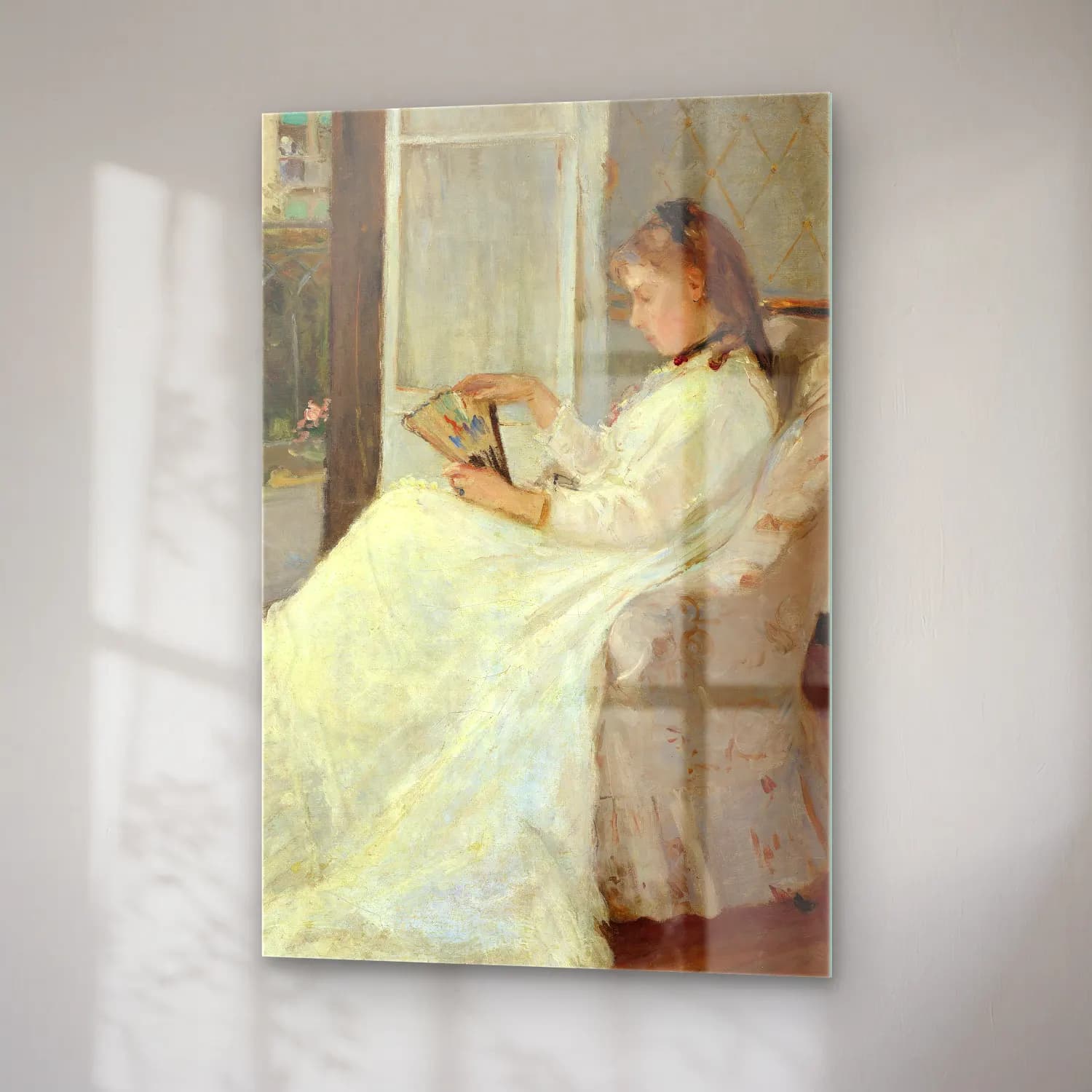 Berthe Morisot – The Artist’s Sister at a Window cam tablo — sağ açıdan görünüm