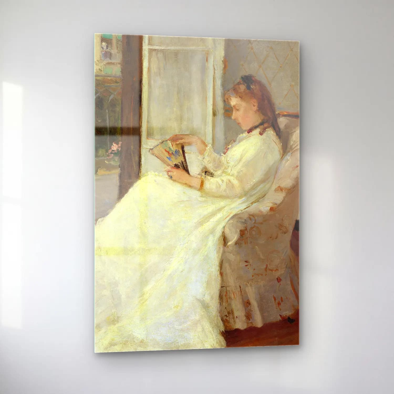 Berthe Morisot – The Artist’s Sister at a Window cam tablo — sol açıdan görünüm