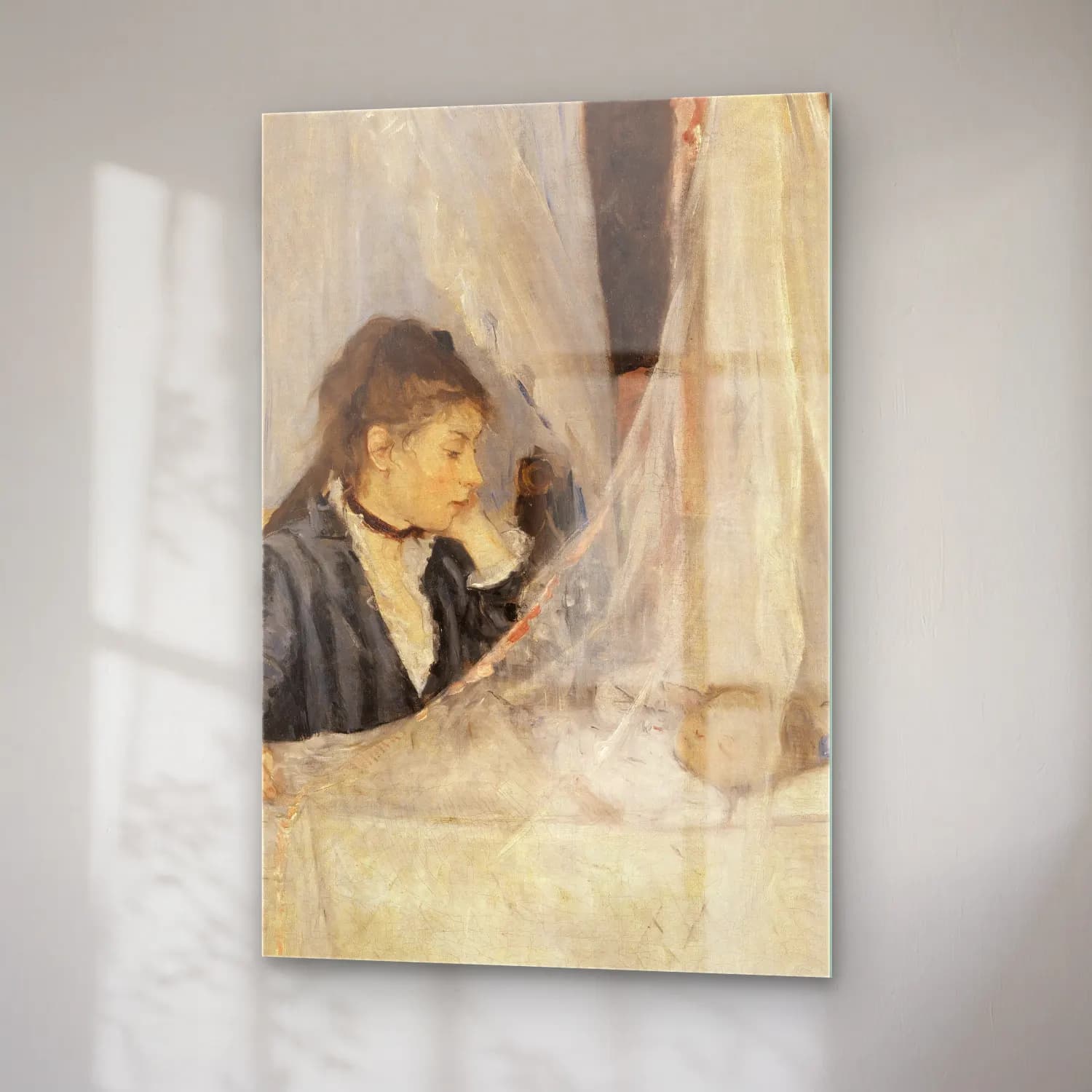 Berthe Morisot – The Cradle cam tablo — sağ açıdan görünüm
