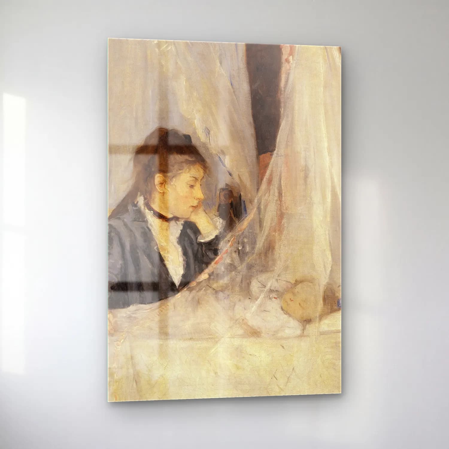 Berthe Morisot – The Cradle cam tablo — sol açıdan görünüm