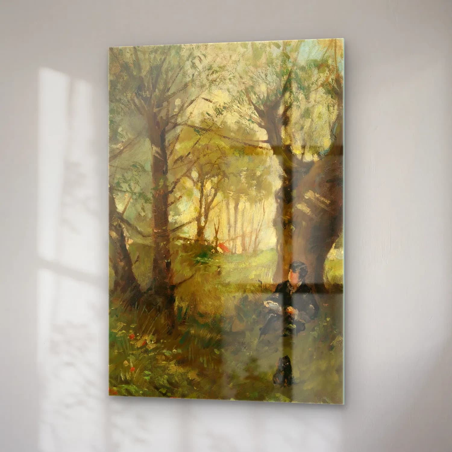 Berthe Morisot – Vieux Chemin À Auvers cam tablo — sağ açıdan görünüm