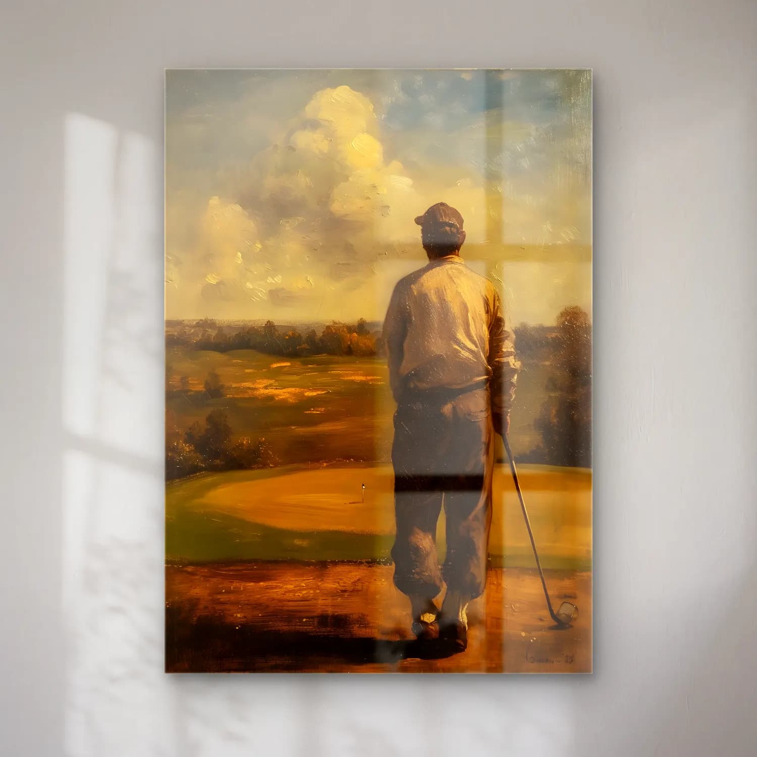 Yağlı Boya Golf cam tablo — Yağlı Boya Golf — yağlı boya golf