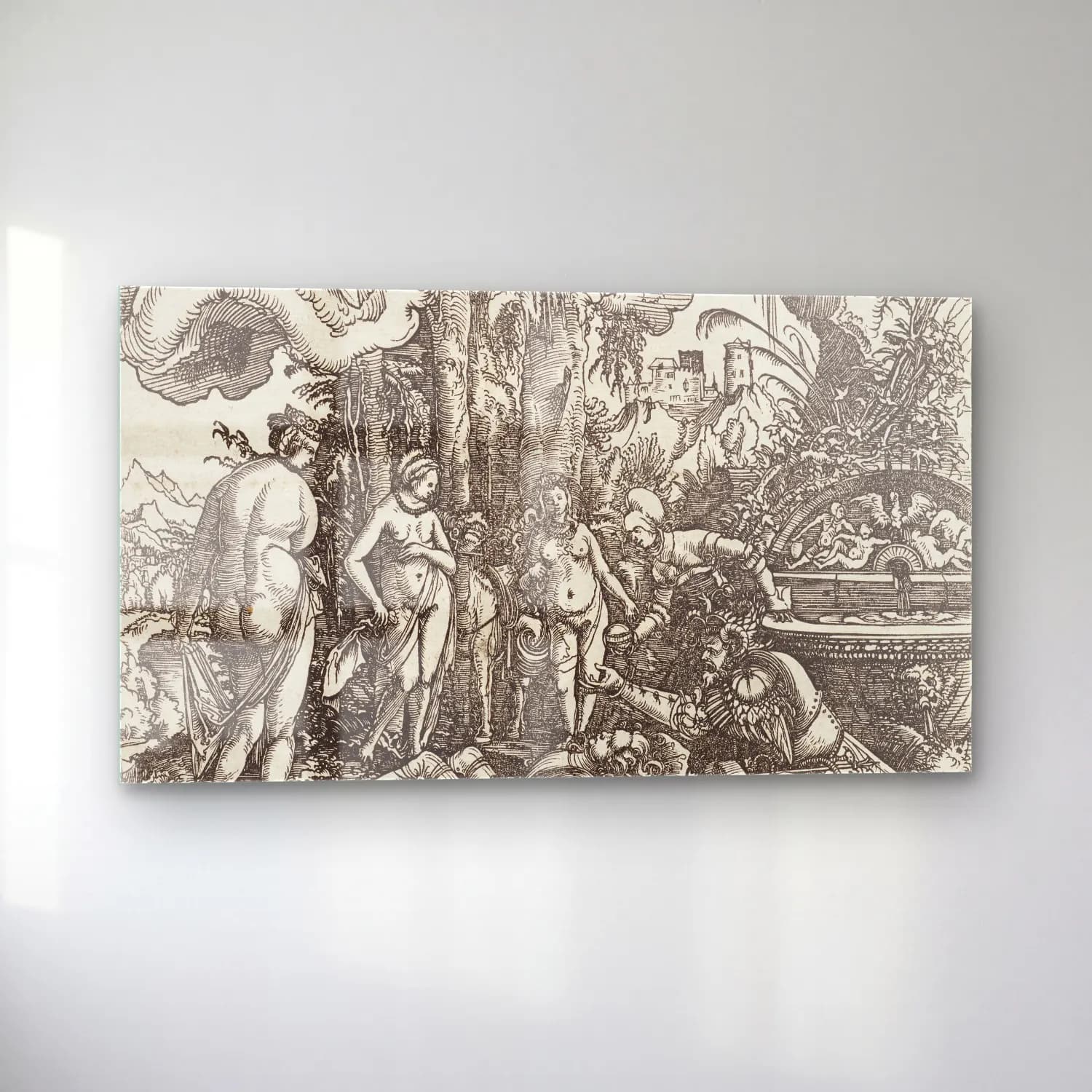 Albrecht Altdorfer – Regensburg Das Urteil des Paris cam tablo — sol açıdan görünüm