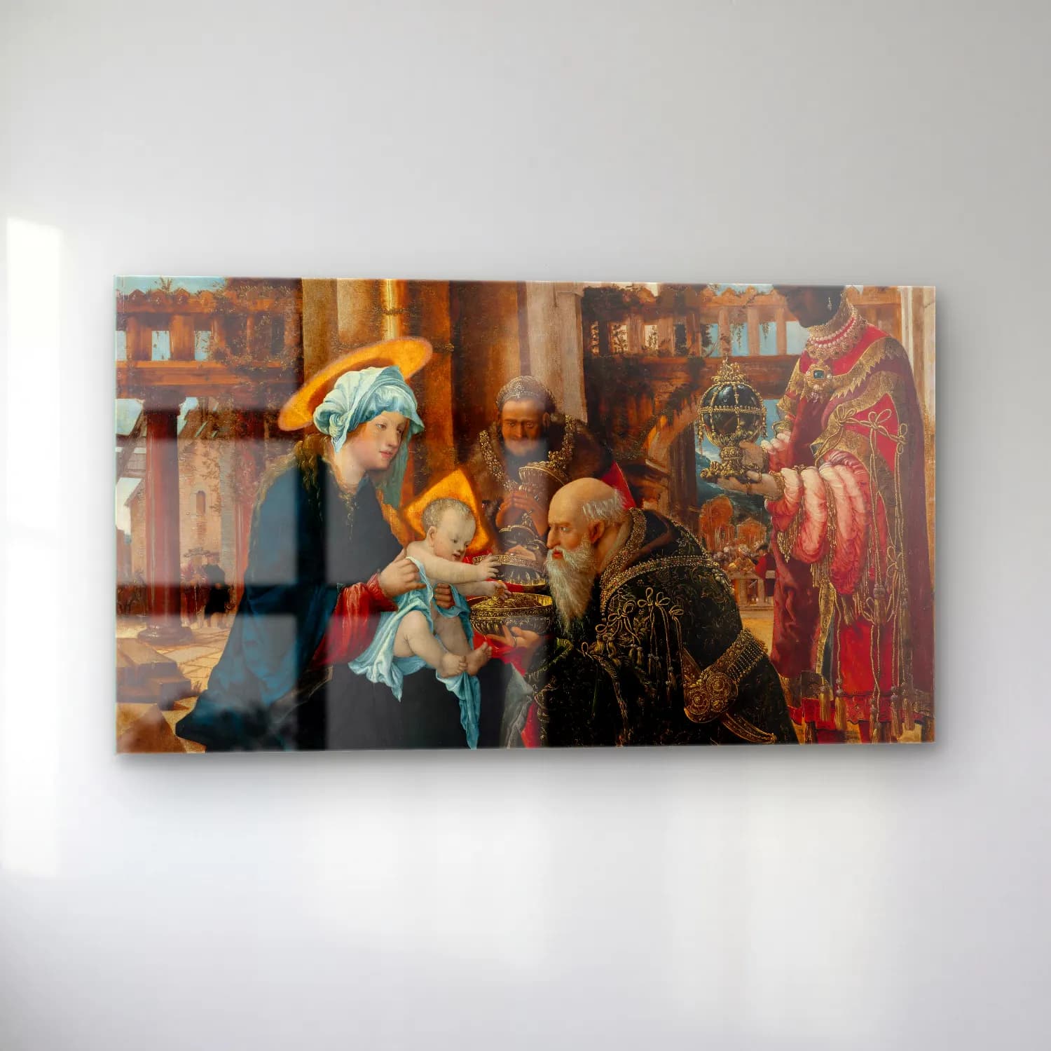 Albrecht Altdorfer – The Adoration of the Magi (ca. 1530 – 1535) cam tablo — sol açıdan görünüm