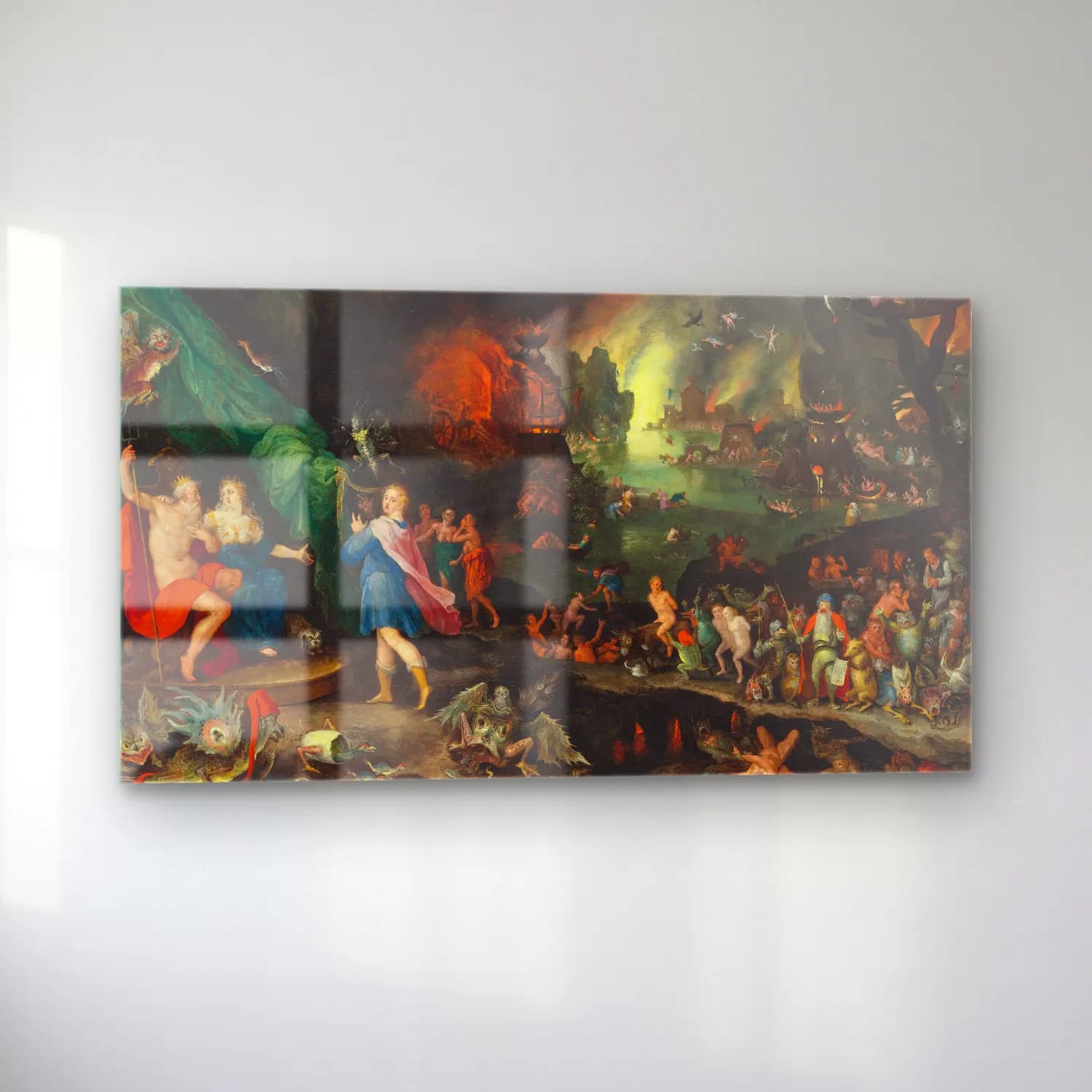 Jan Brueghel The Elder – Orphée aux Enfers cam tablo — sol açıdan görünüm