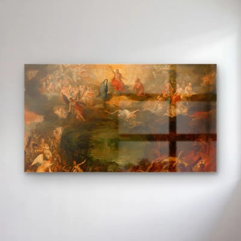 Jan Brueghel The Elder – The Last Judgement cam tablo — Jan Brueghel The Elder – The Last Judgement — yağlı boya dini sahne